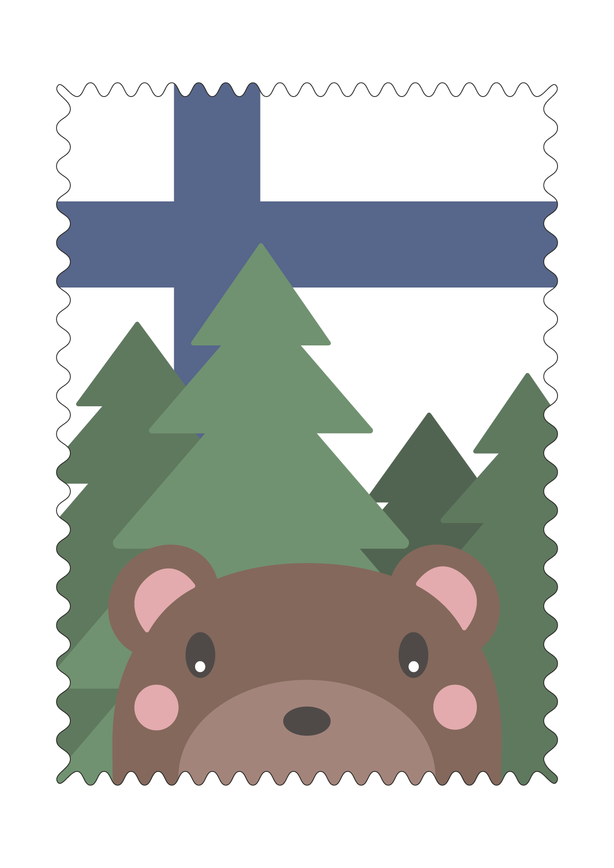 Stamp design for Posti stamp competition
