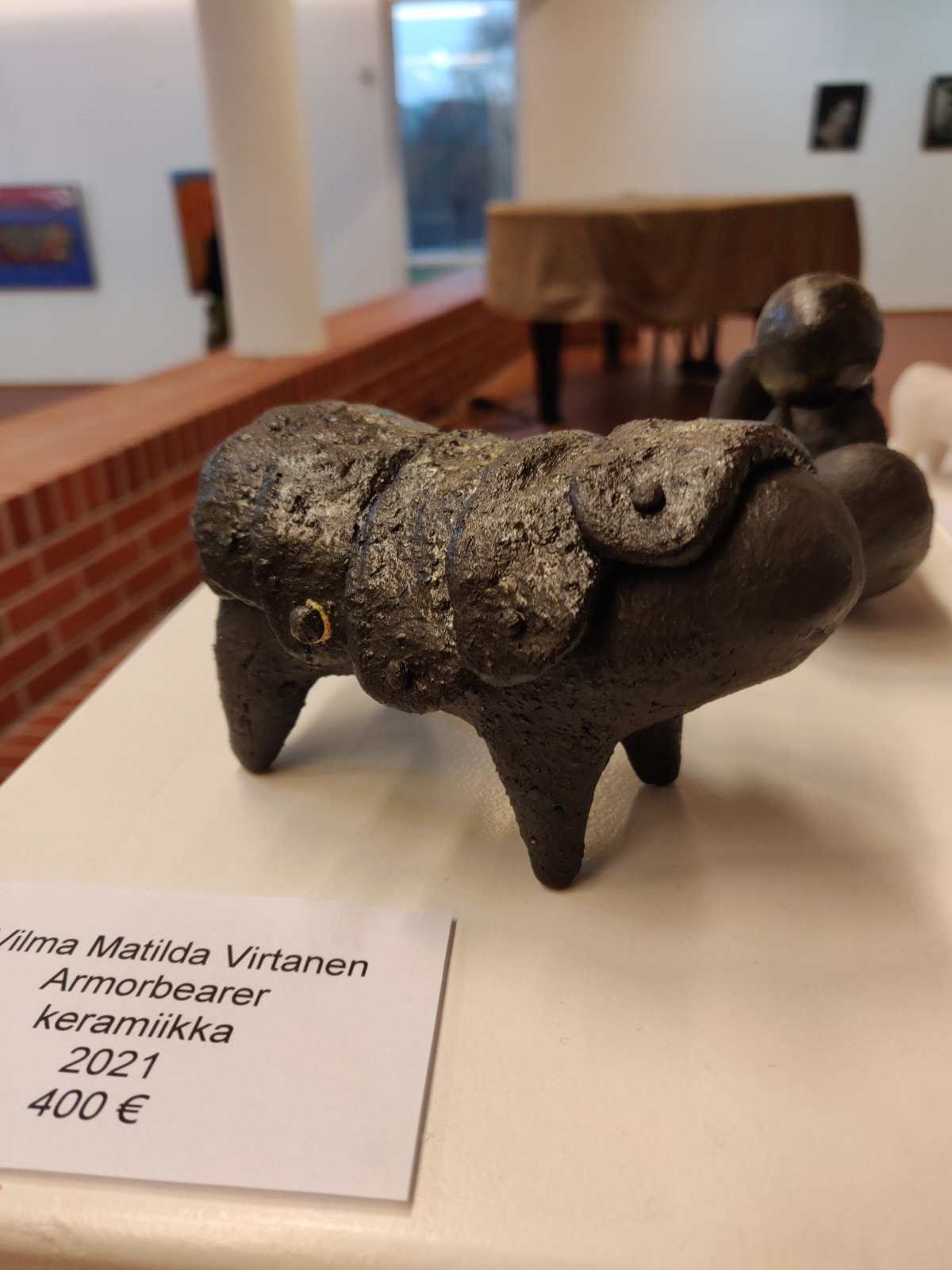 Armorbearer, ceramics, 2021