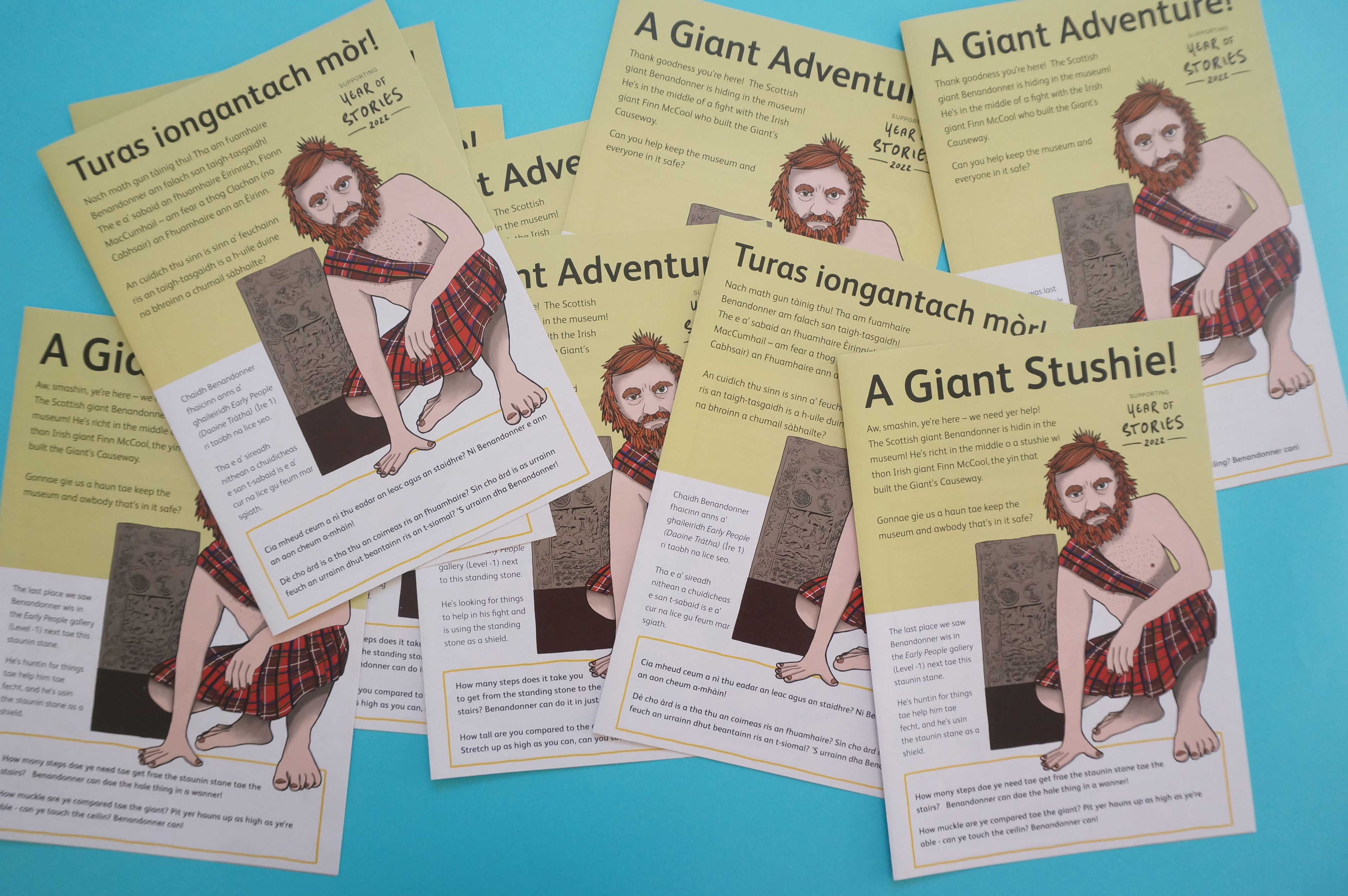 Versions in Scots, English and Gaelic