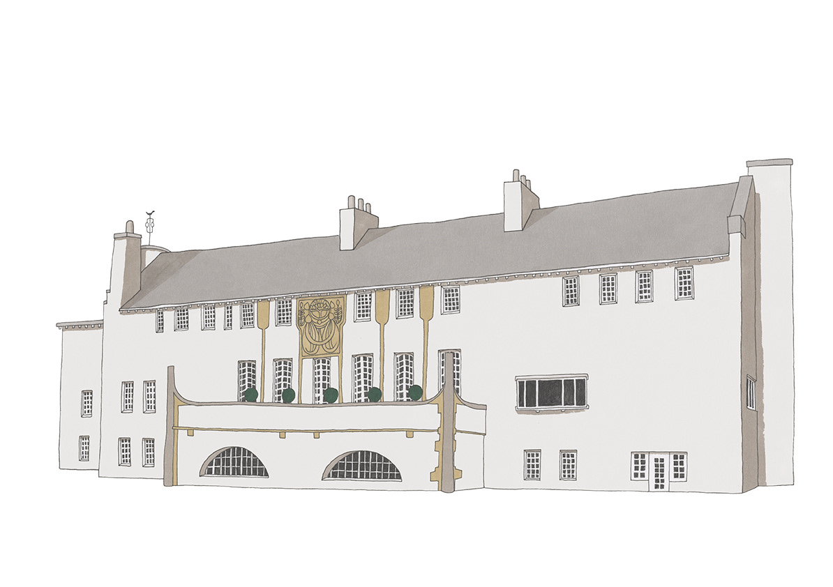 House for an Art Lover Illustration