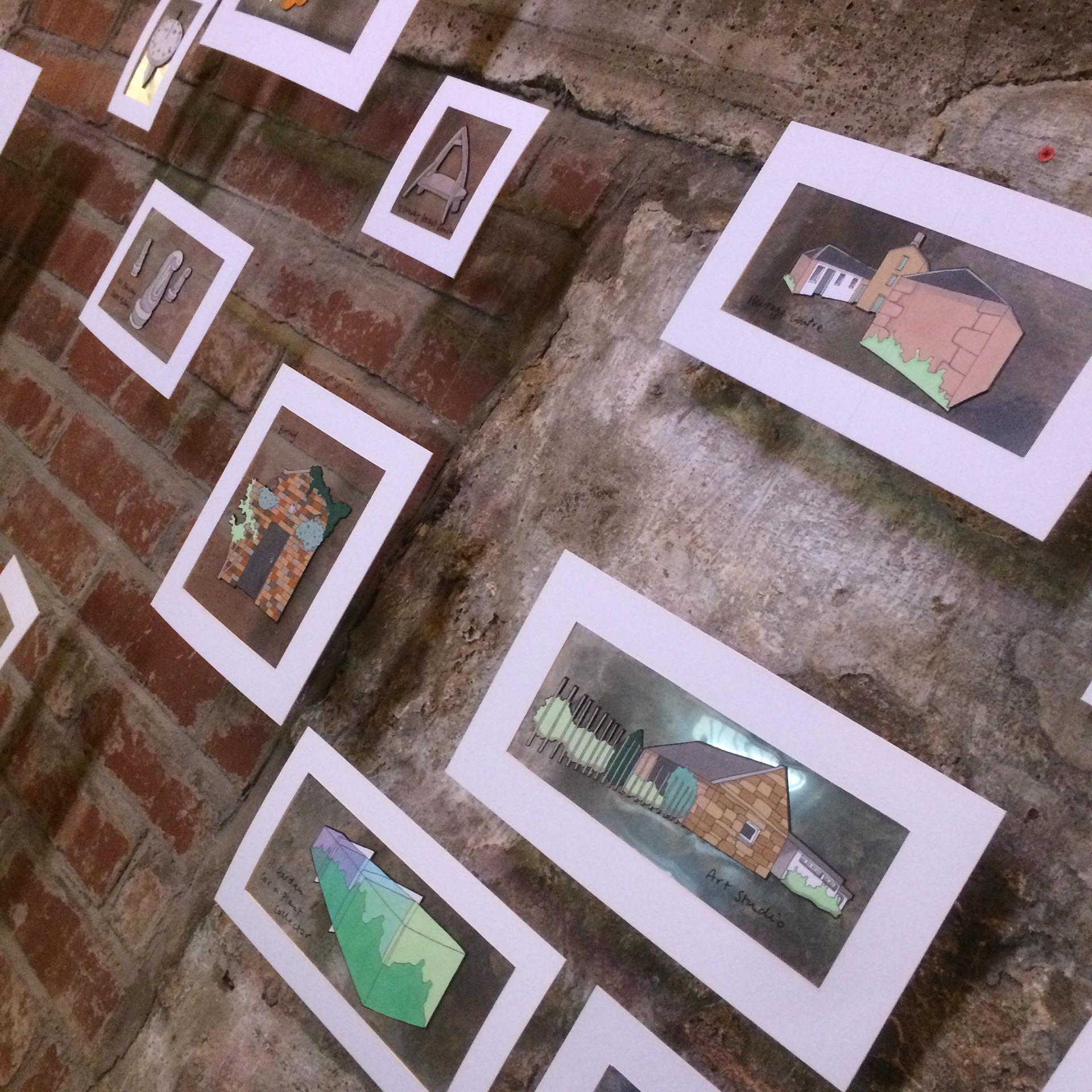 Exhibition of drawings from the map
