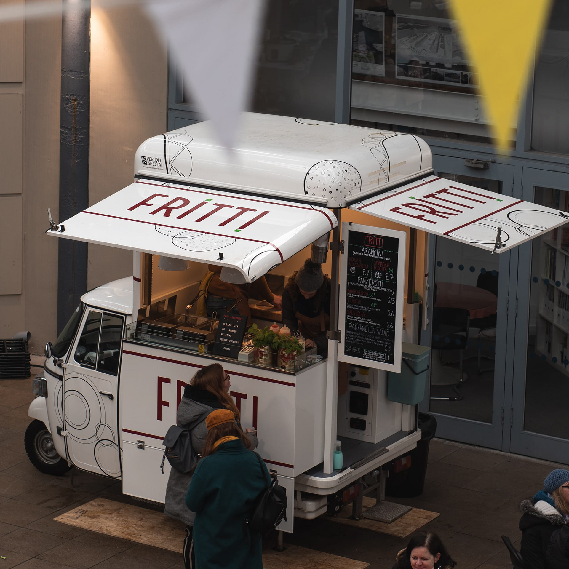 The Fritti van in action