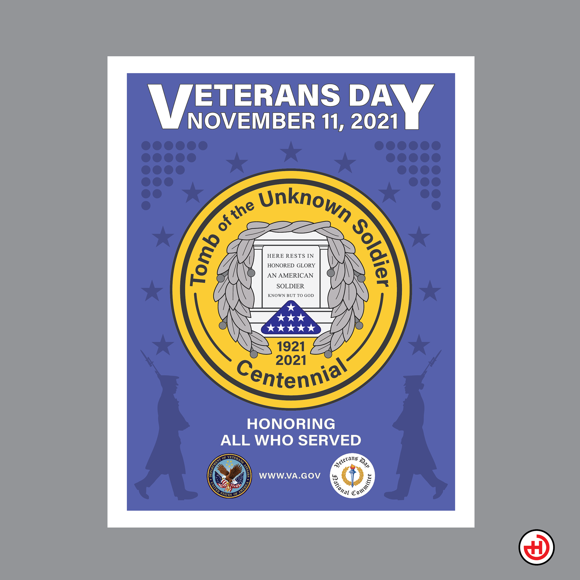My submission to the 2021 Veterans Affairs Veterans Day poster contes. I didnt get picked. I did make it to the top 5 out of 75.