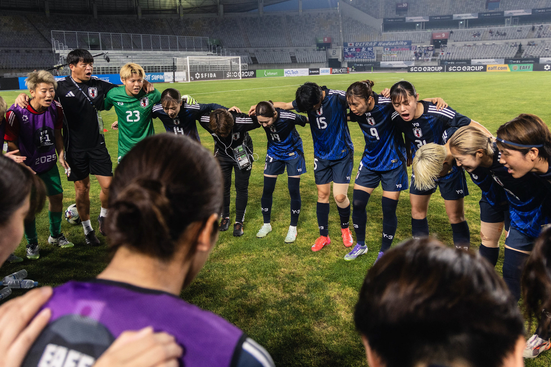 HWASEONG, South Korea - JULY  13:  during EAFF E-1 Football Championship - South Korea vs Japan at Hwaseong Sports Complex on July 13, 2025 in Hwaseong, South Korea, (Photo by Jack Ng/Pixel Images)