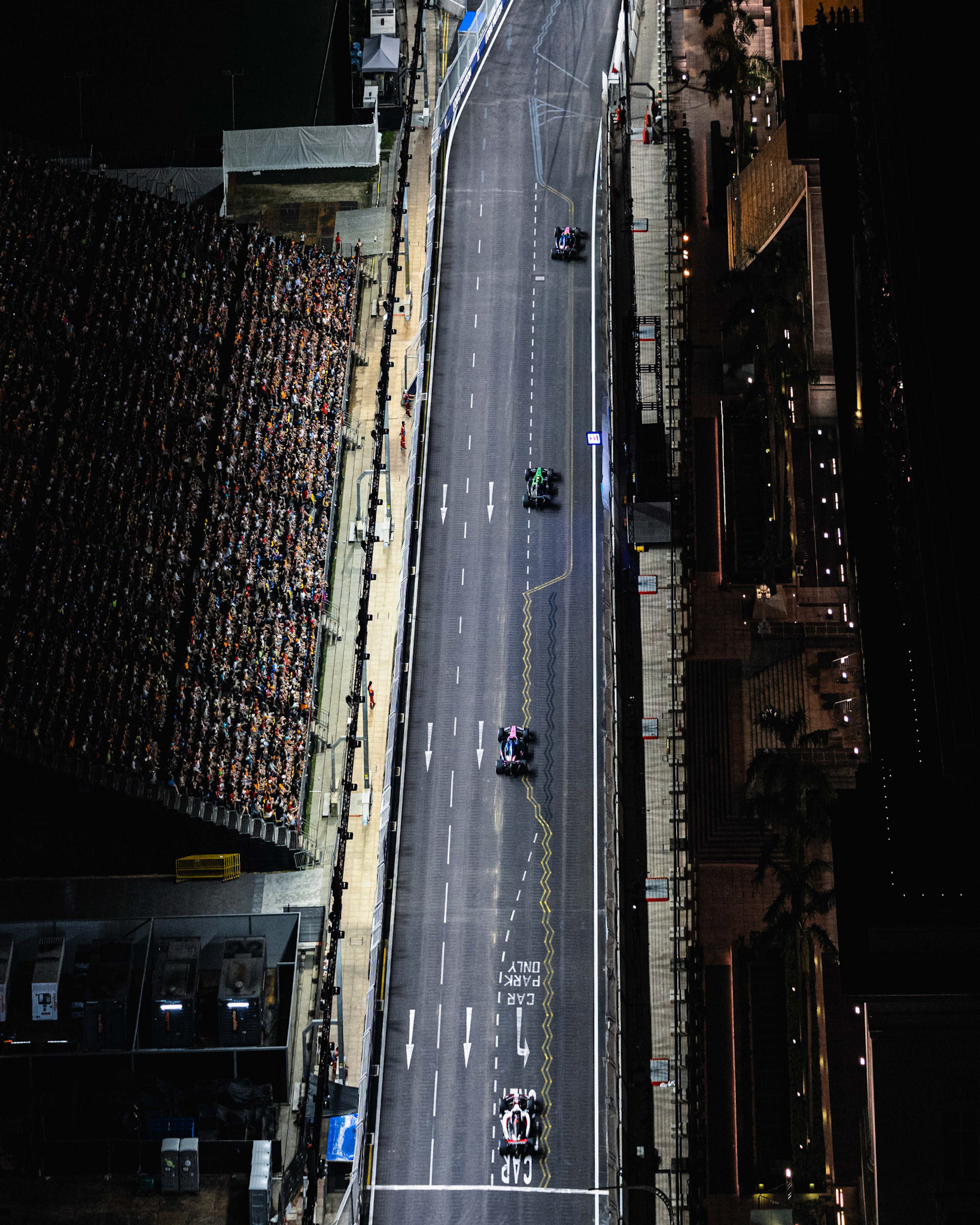 SINGAPORE, Singapore - OCTOBER  05:  during F1 Grand Prix of Singapore at Marina Bay Street Circuit on October 5, 2025 in Singapore, Singapore, (Photo by Jack Ng/Alamy Live News)
