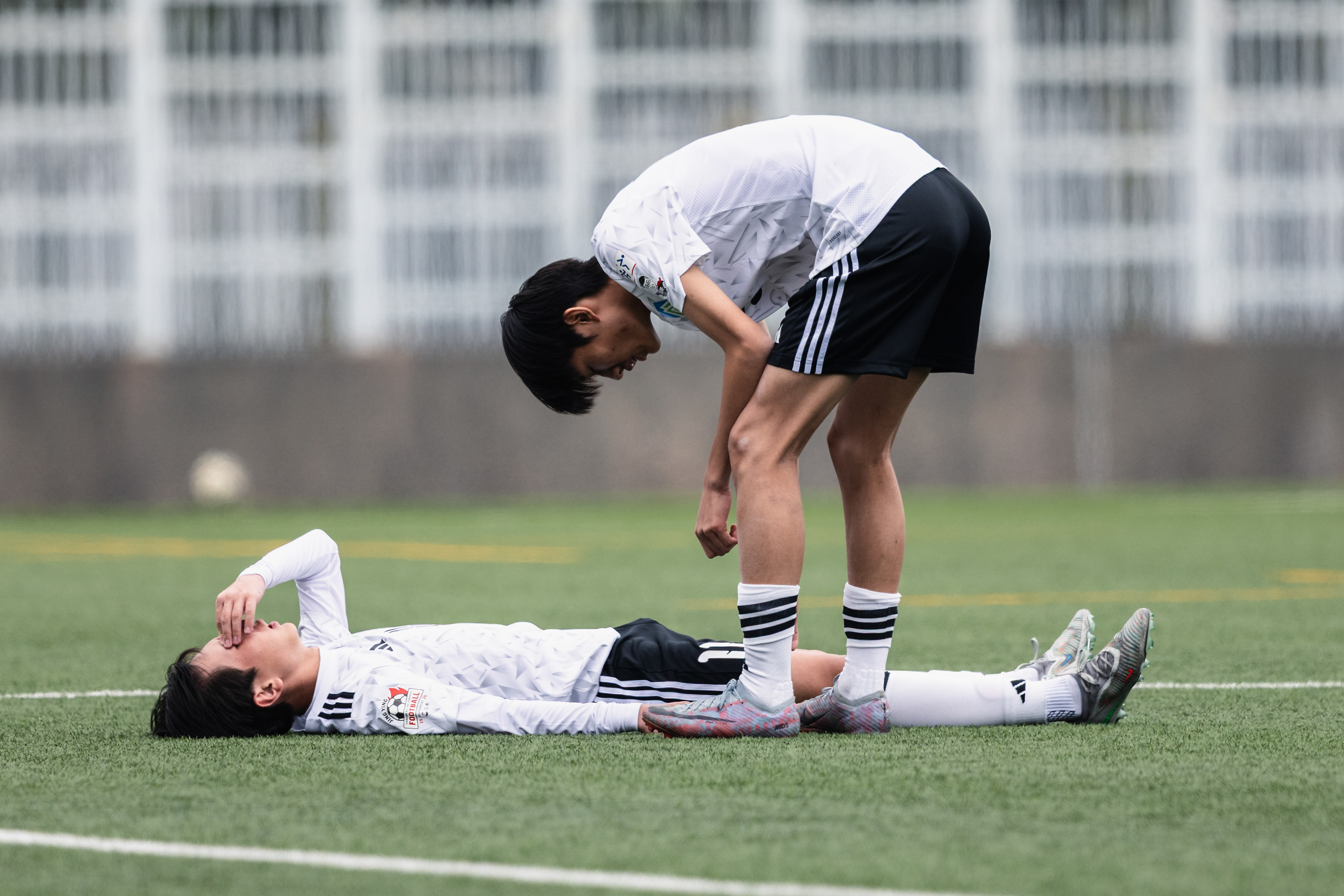 HONG KONG, China - FEBRUARY 09: during SamGor All Hong Kong Schools Jing Ying Football Tournament 2025-26 - Lam Tai Fai College vs Hong Kong International School at Po Kong Village Road Park Artificial Turf Soccer Pitch on February 9, 2026 in Hong Kong, China, (Photo by Jack Ng/)