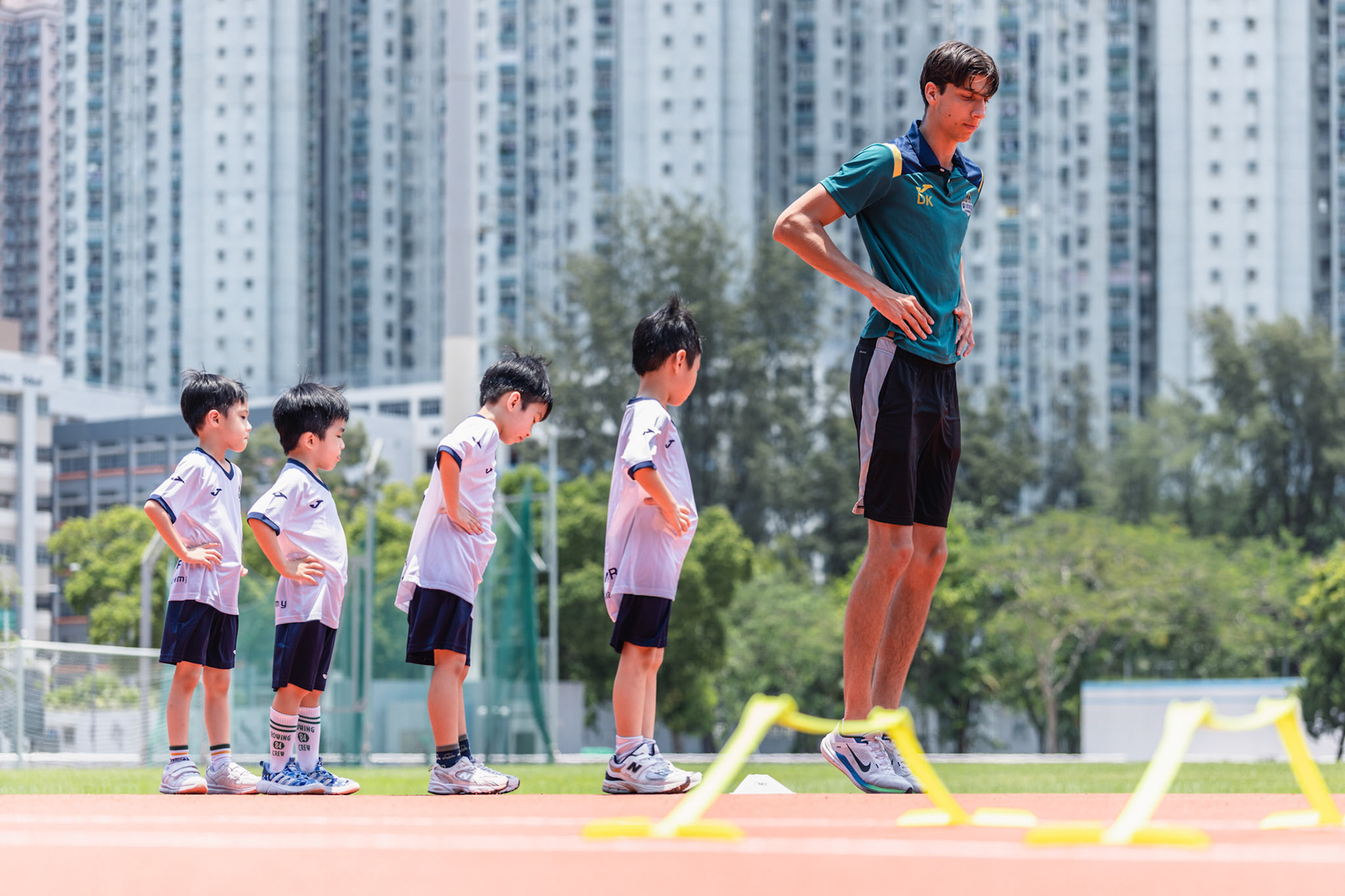 HONG KONG, China - JULY  27:  during Winner Sports Academy Training at Ma On Shan Sports Ground on July 27, 2025 in Hong Kong, China, (Photo by Jack Ng/)