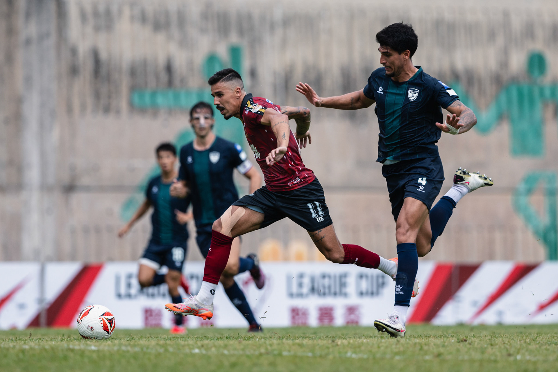 HONG KONG, China - OCTOBER  12:  during League Cup - Kowloon City vs Eastern District at Hammer Hill Road Sports Ground on October 12, 2025 in Hong Kong, China, (Photo by Jack Ng/Jack.8th)