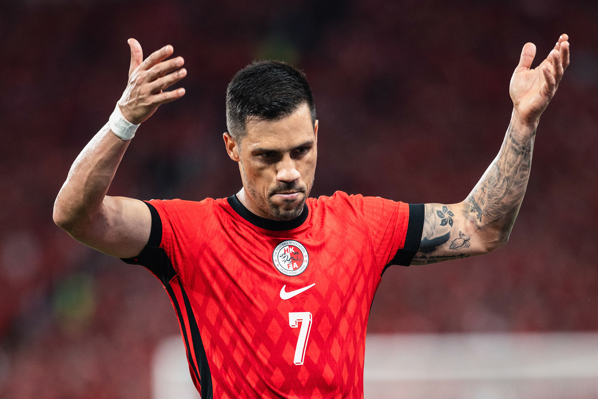HONG KONG, China - NOVEMBER  18:  during 2027 Asian Cup Qualifers - Hong Kong, China vs Singapore at Kai Tak Stadium on November 18, 2025 in Hong Kong, China, (Photo by Jack Ng/Pixel Images)