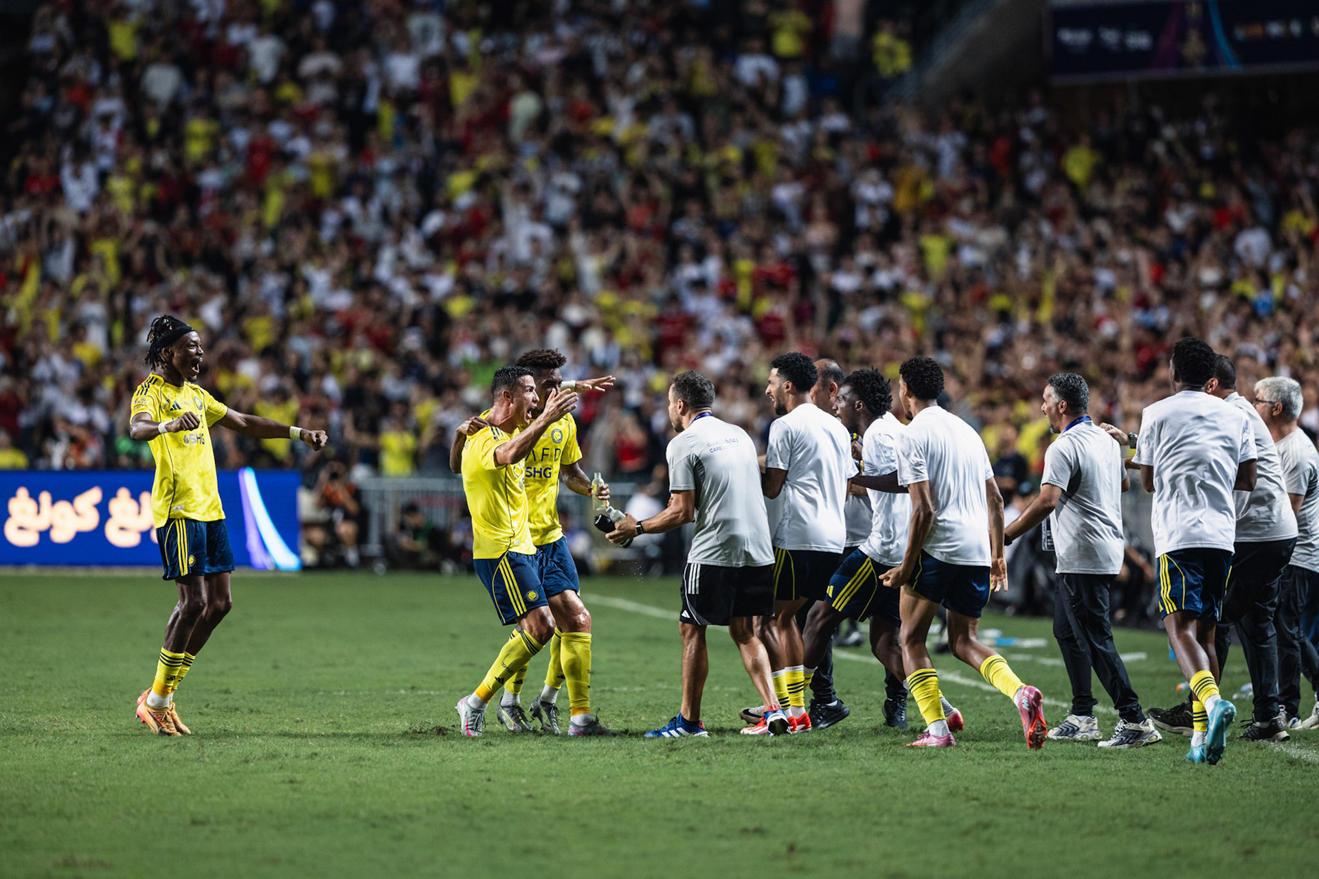 HONG KONG, China - AUGUST  19:  during Saudi Super Cup at Hong Kong Stadium on August 19, 2025 in Hong Kong, China, (Photo by Jack Ng/Jack8th.com)