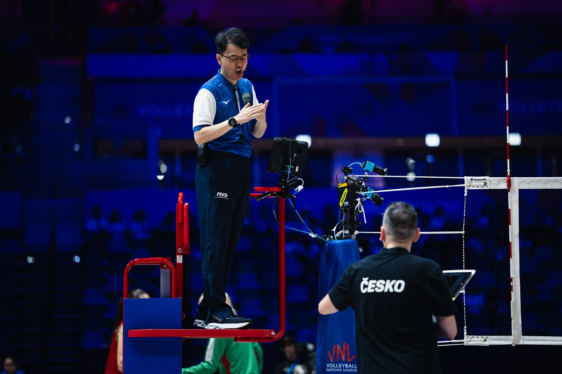 HONG KONG, China - JUNE  20:  during Volleyball Nations League Hong Kong 2025 at Kai Tak Arena on June 20, 2025 in Hong Kong, China, (Photo by Jack Ng/Pixel Images)