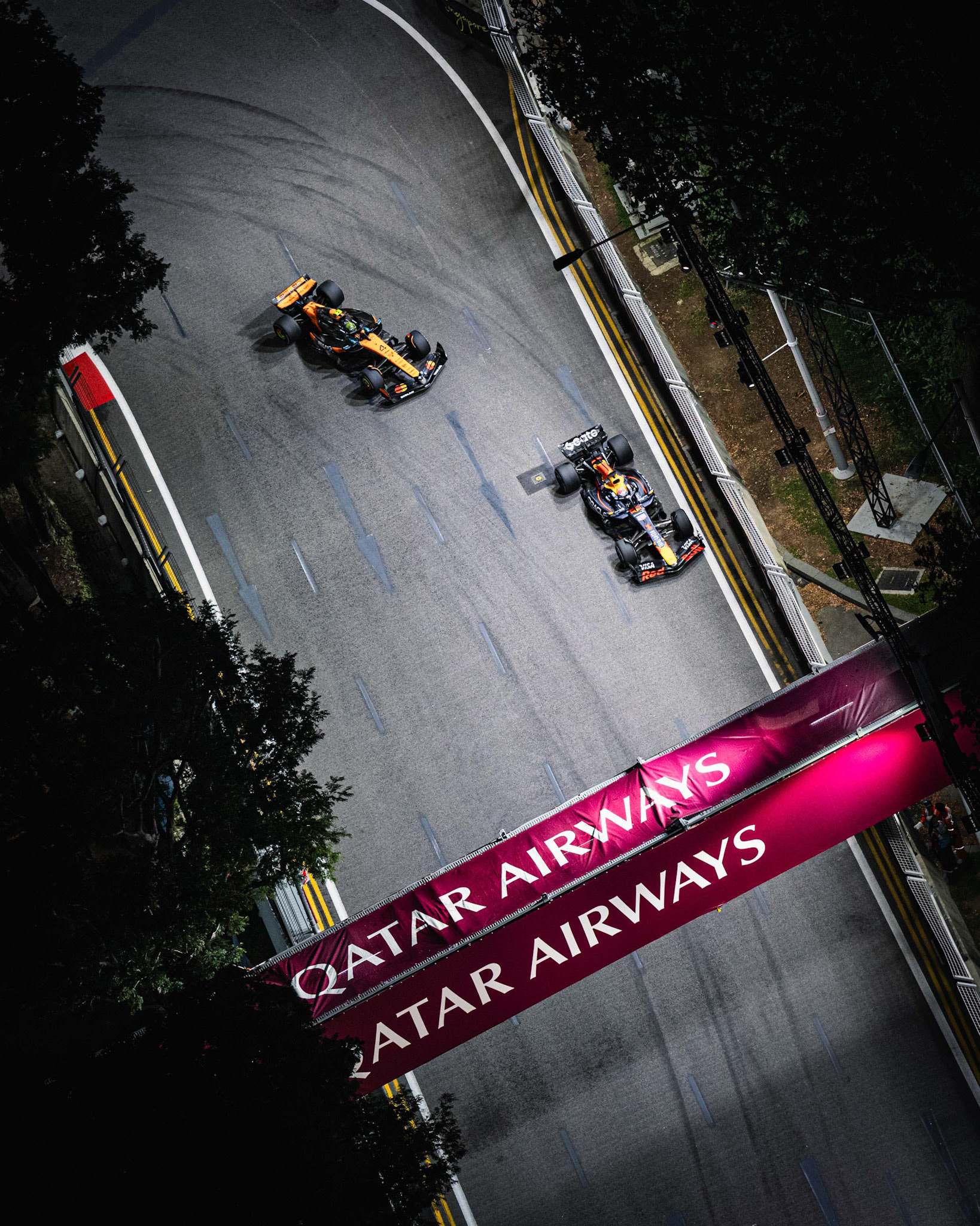 SINGAPORE, Singapore - OCTOBER  05:  during F1 Grand Prix of Singapore at Marina Bay Street Circuit on October 5, 2025 in Singapore, Singapore, (Photo by Jack Ng/Alamy Live News)