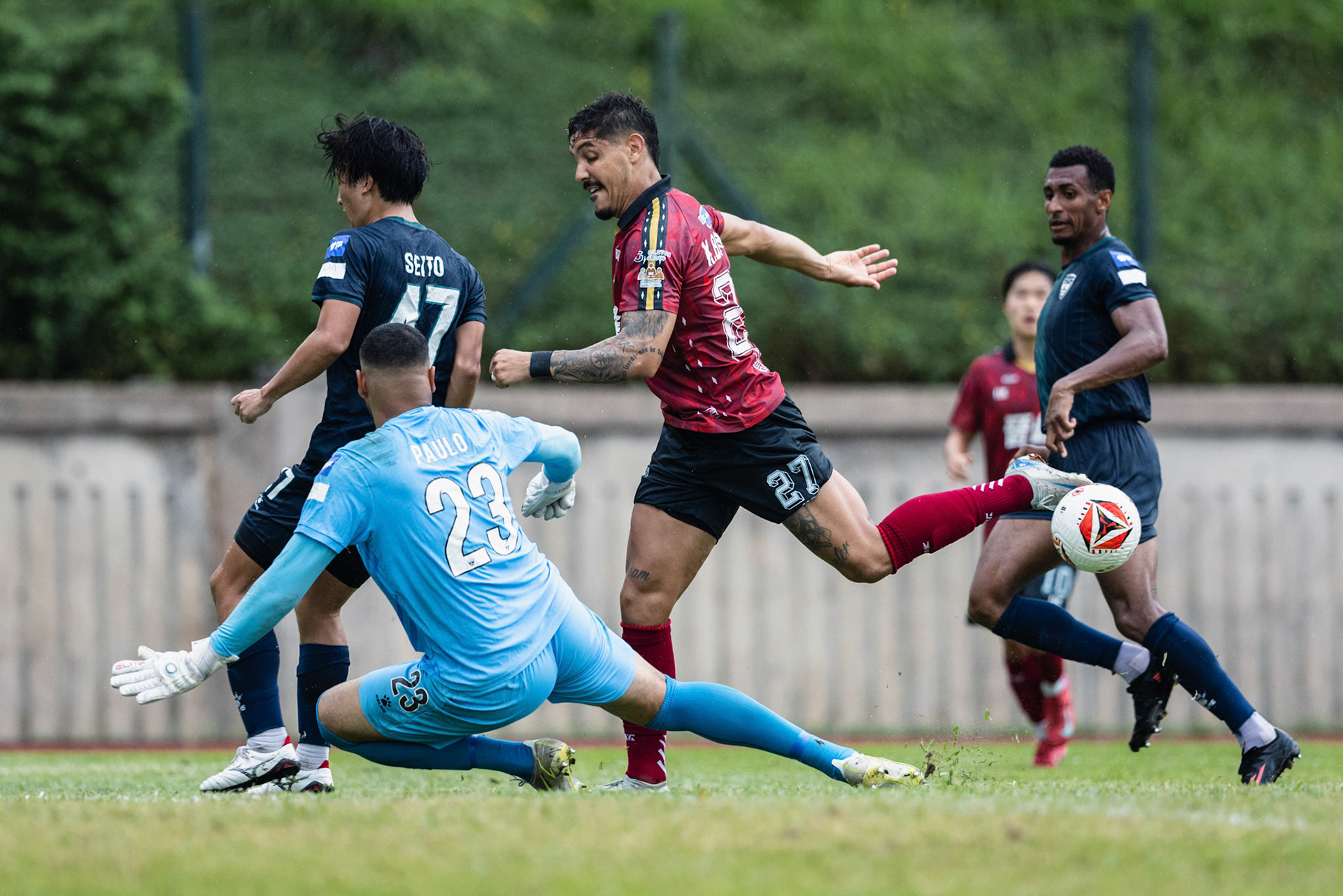 HONG KONG, China - OCTOBER  12:  during League Cup - Kowloon City vs Eastern District at Hammer Hill Road Sports Ground on October 12, 2025 in Hong Kong, China, (Photo by Jack Ng/Jack.8th)
