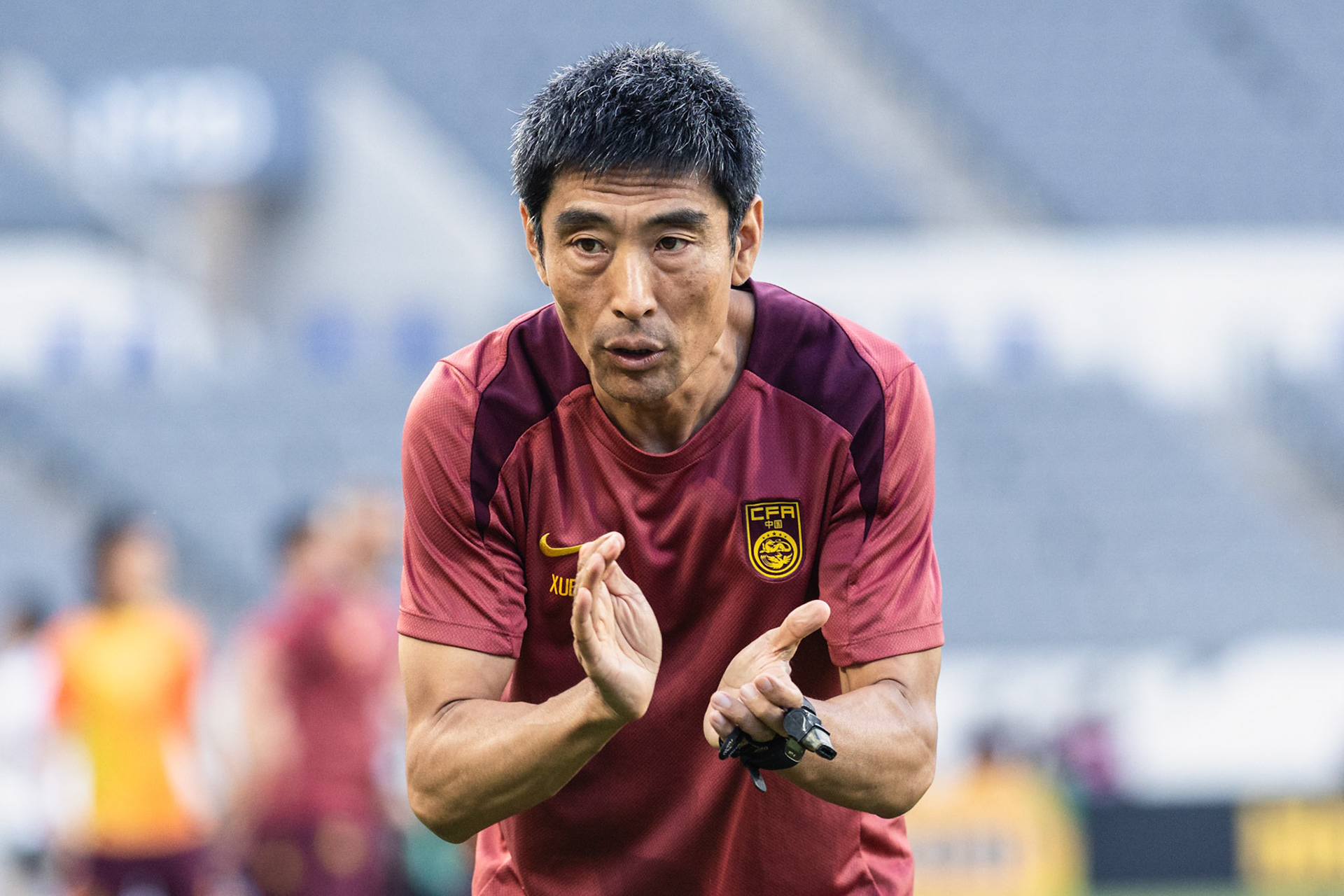YONGIN, South Korea - JULY  12:  during EAFF E-1 Football Championship - Japan vs China at Yongin Mireu Stadium on July 12, 2025 in Yongin, South Korea, (Photo by Jack Ng/Pixel Images)