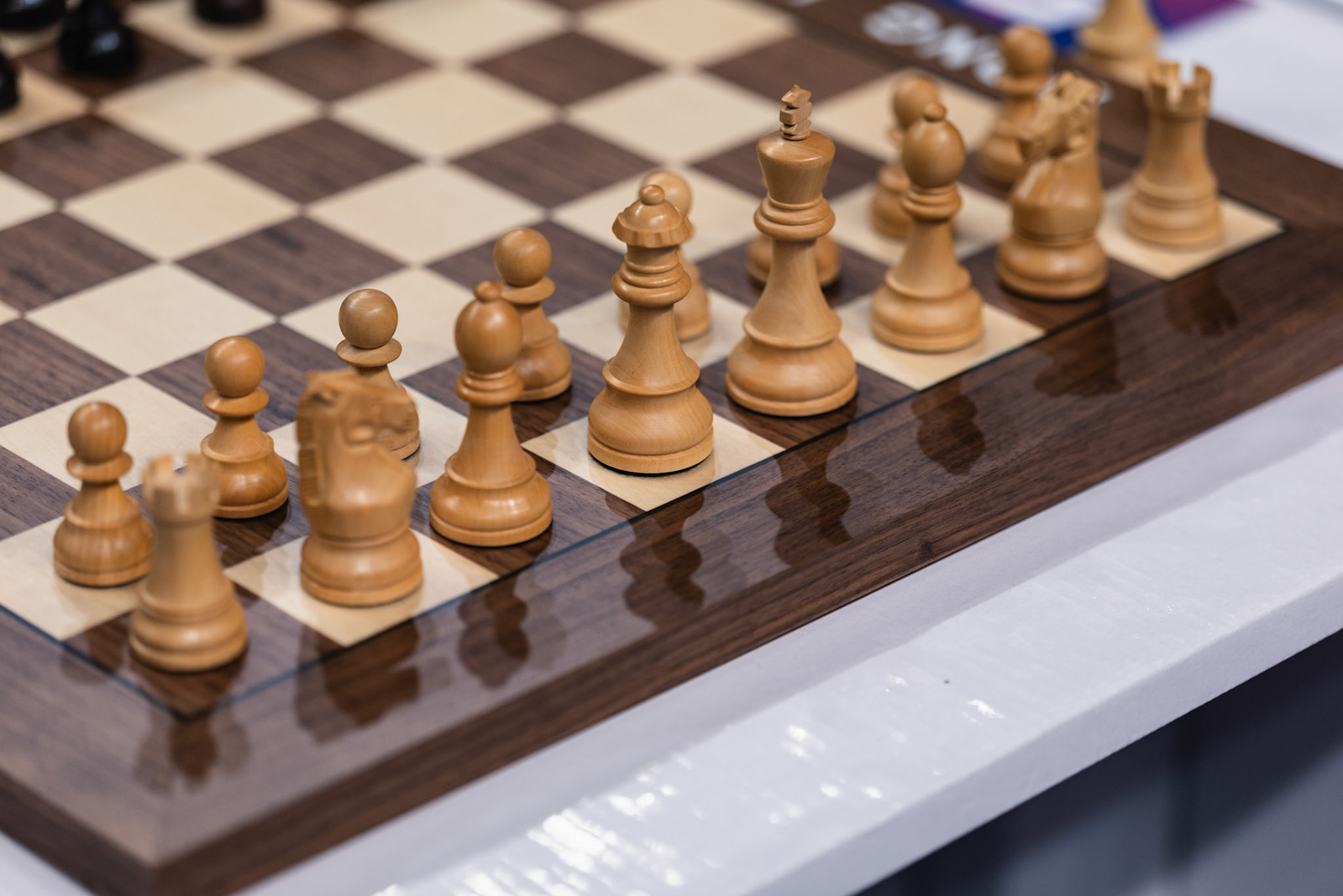 HONG KONG, China - JUNE 19: a detail view shows the FIDE World Team Rapid and Blitz Chess Championships 2026 at Queen Elizabeth Stadium on June 19, 2026 in Hong Kong, China, (Photo by Jack Ng/Alamy Live News)