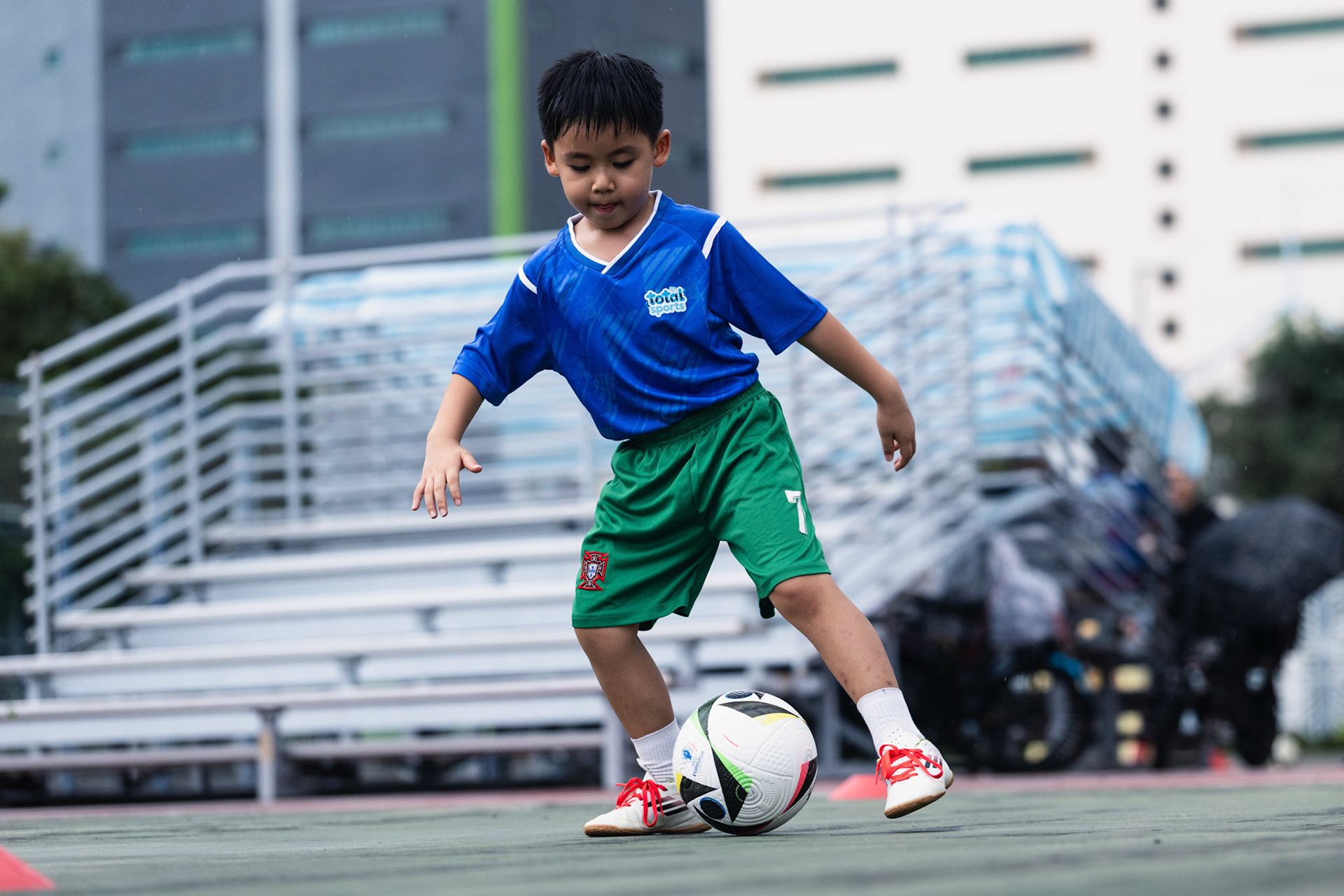 HONG KONG, China - AUGUST  18:  during Total Sports Academy Football Training at Yuen Long on August 18, 2025 in Hong Kong, China, (Photo by Jack Ng/Jack8th.com)