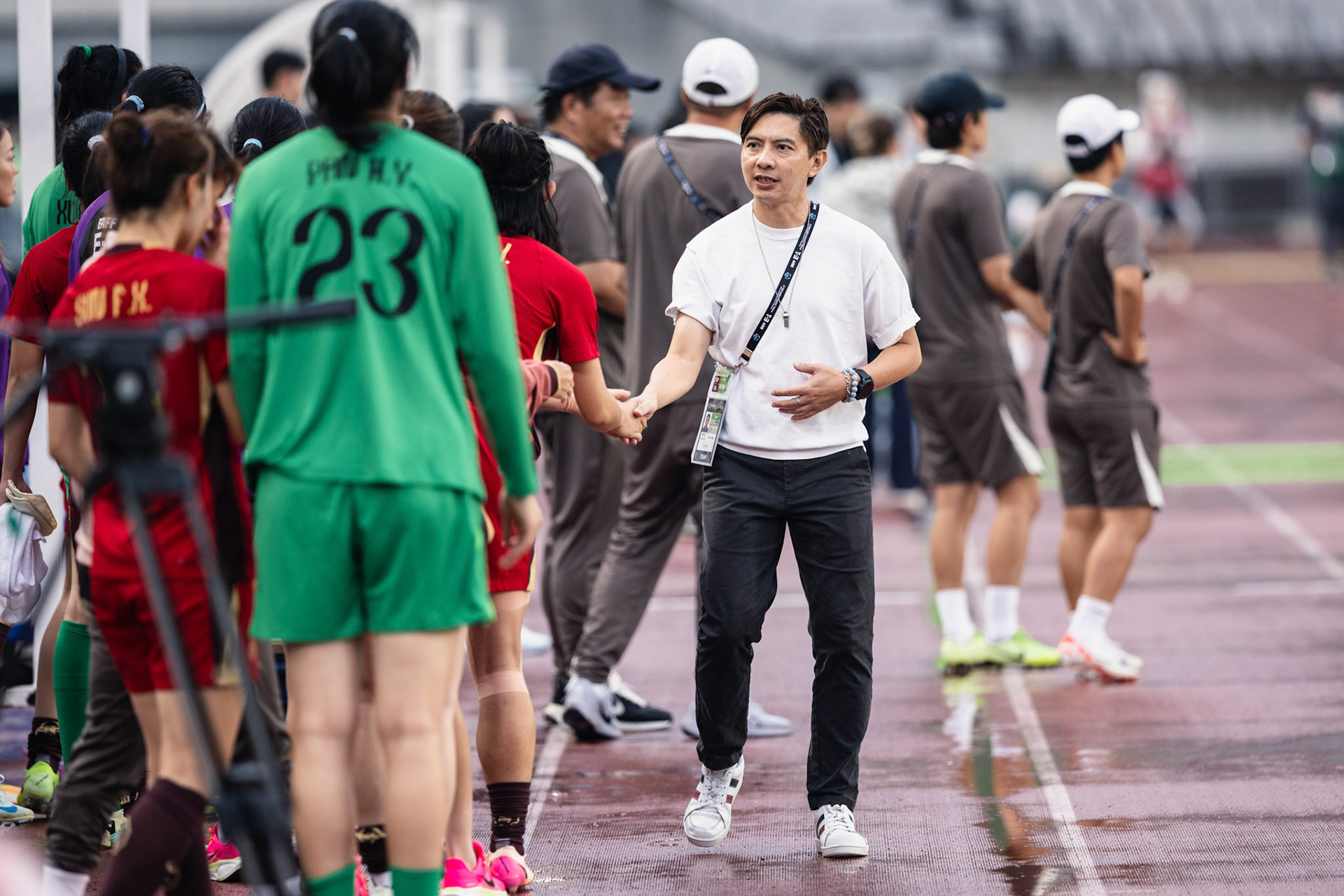 HWASEONG, South Korea - JULY  13:  during EAFF E-1 Football Championship - Chinese Taipei vs China PR at Hwaseong Sports Complex on July 13, 2025 in Hwaseong, South Korea, (Photo by Jack Ng/Pixel Images)