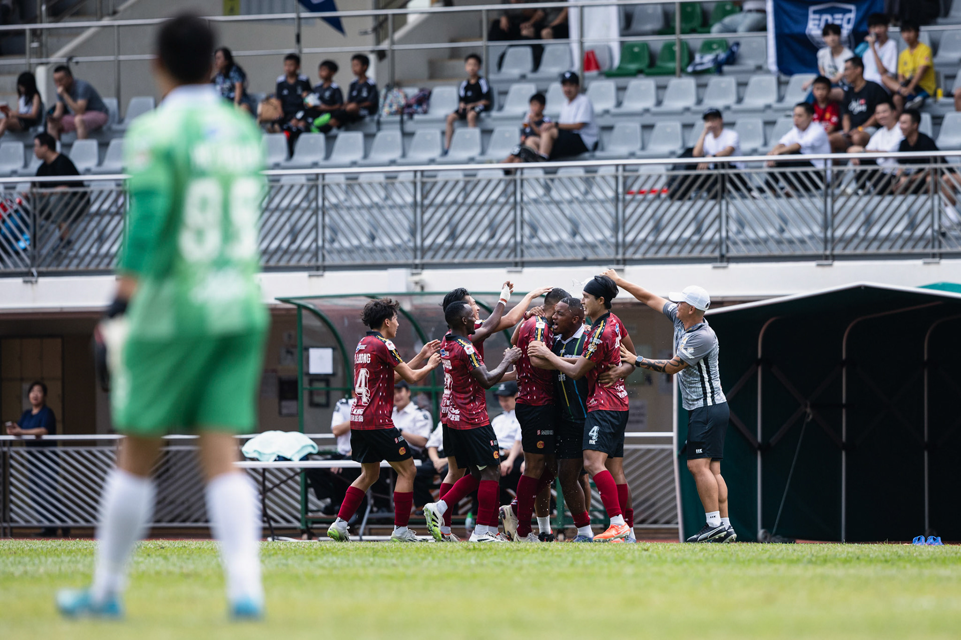 HONG KONG, China - OCTOBER  12:  during League Cup - Kowloon City vs Eastern District at Hammer Hill Road Sports Ground on October 12, 2025 in Hong Kong, China, (Photo by Jack Ng/Jack.8th)