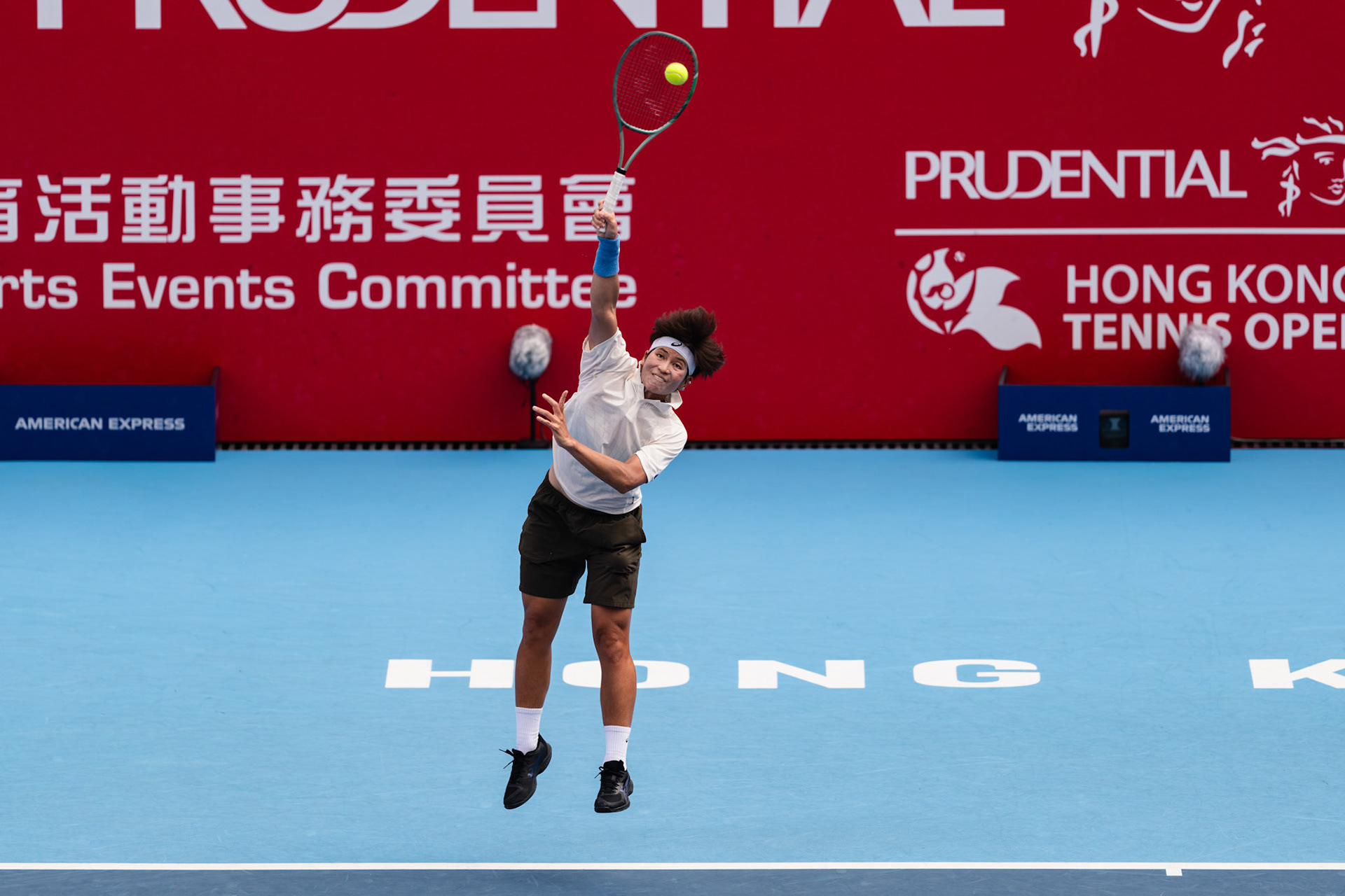 HONG KONG, China - Kamilla RAKHIMOVA and Aliaksandra SASNOVICH of Russia play against Momoko KOBORI of Japan and Peangtarn PLIPUECH of Thailand during WTA 250 - Prudential Hong Kong Tennis Open at Victoria Park Tennis Court on October 31, 2025 in Hong Kong, China, (Photo by Jack Ng/Alamy Live News)