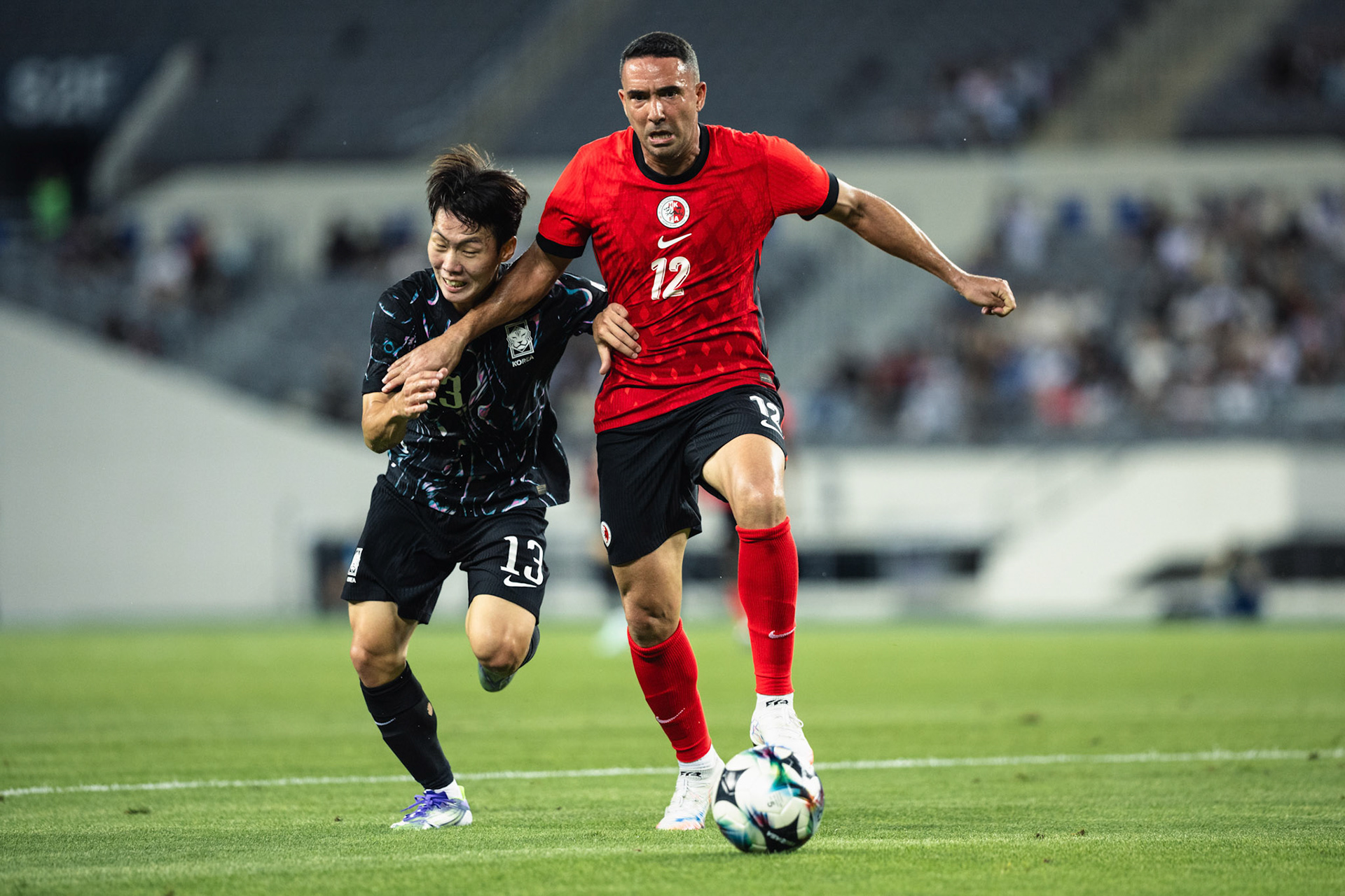 YONGIN, South Korea - JULY  11:  during EAFF E-1 Football Championship at Yongin Mireu Stadium on July 11, 2025 in Yongin, South Korea, (Photo by Jack Ng/Pixel Images)