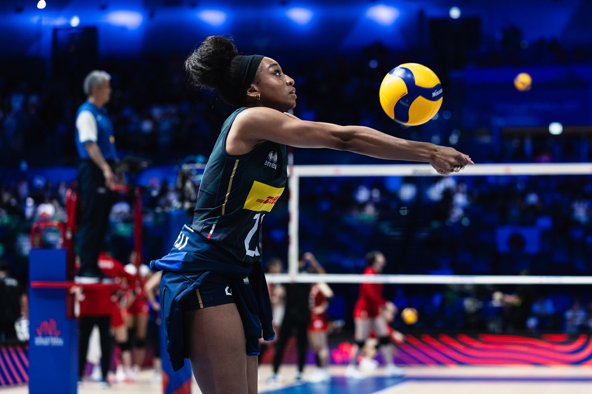 HONG KONG, China - JUNE  20:  during Volleyball Nations League Hong Kong 2025 at Kai Tak Arena on June 20, 2025 in Hong Kong, China, (Photo by Jack Ng/Pixel Images)