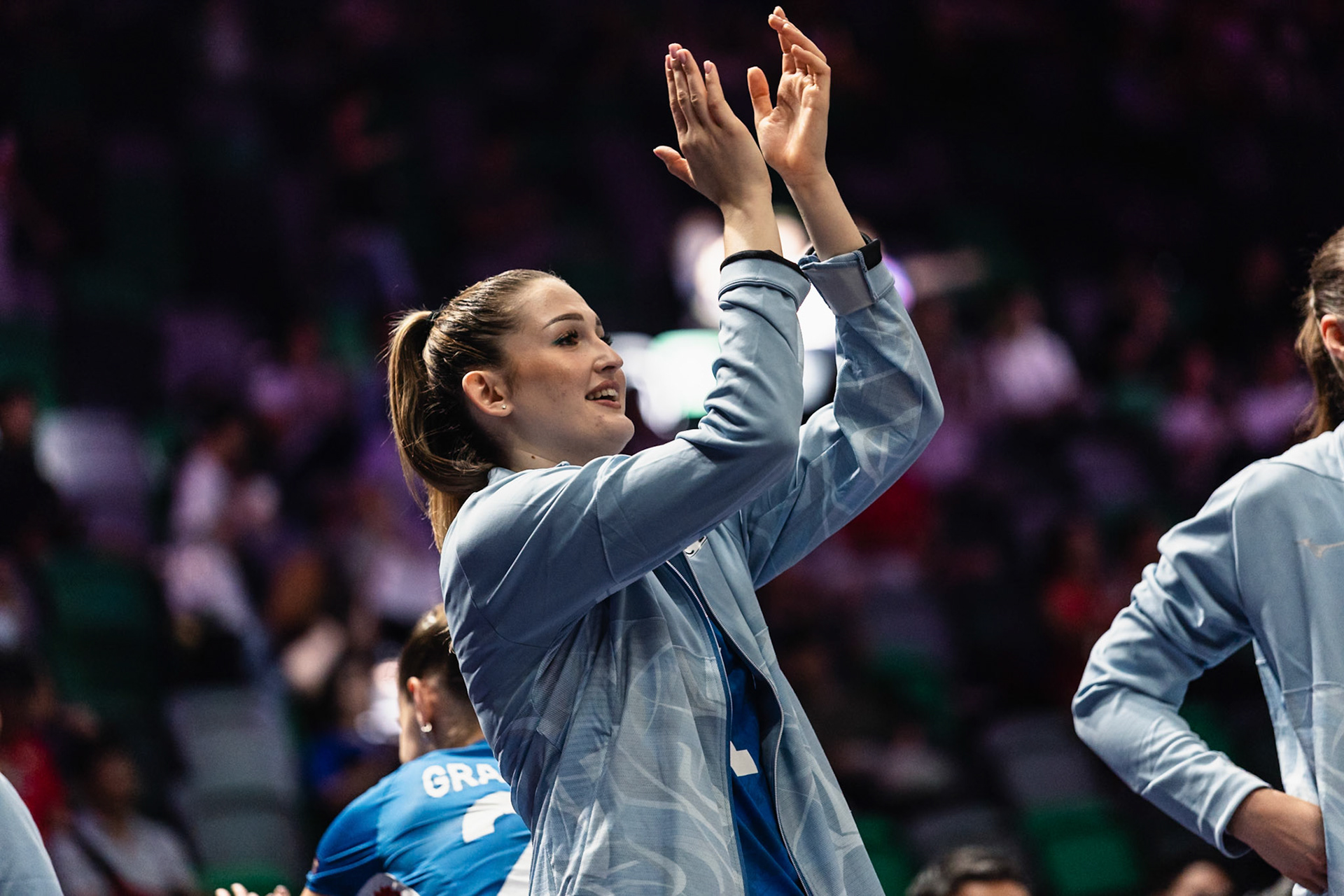 HONG KONG, China - JUNE  20:  during Volleyball Nations League Hong Kong 2025 at Kai Tak Arena on June 20, 2025 in Hong Kong, China, (Photo by Jack Ng/Pixel Images)