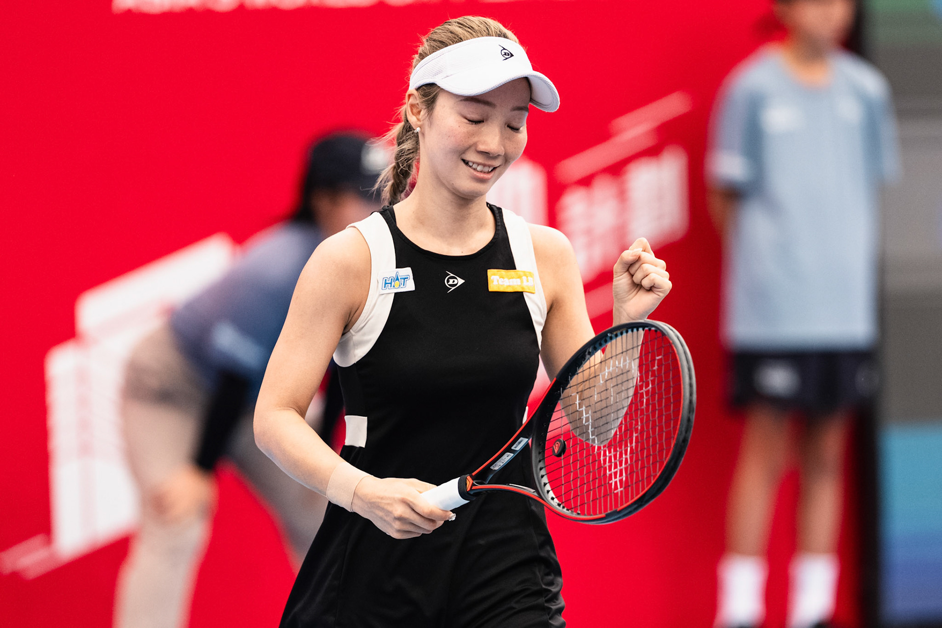 HONG KONG, China - Kamilla RAKHIMOVA and Aliaksandra SASNOVICH of Russia play against Momoko KOBORI of Japan and Peangtarn PLIPUECH of Thailand during WTA 250 - Prudential Hong Kong Tennis Open at Victoria Park Tennis Court on October 31, 2025 in Hong Kong, China, (Photo by Jack Ng/Alamy Live News)