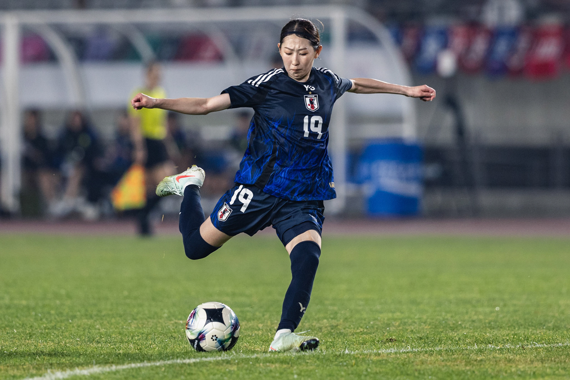 HWASEONG, South Korea - JULY  13:  during EAFF E-1 Football Championship - South Korea vs Japan at Hwaseong Sports Complex on July 13, 2025 in Hwaseong, South Korea, (Photo by Jack Ng/Pixel Images)