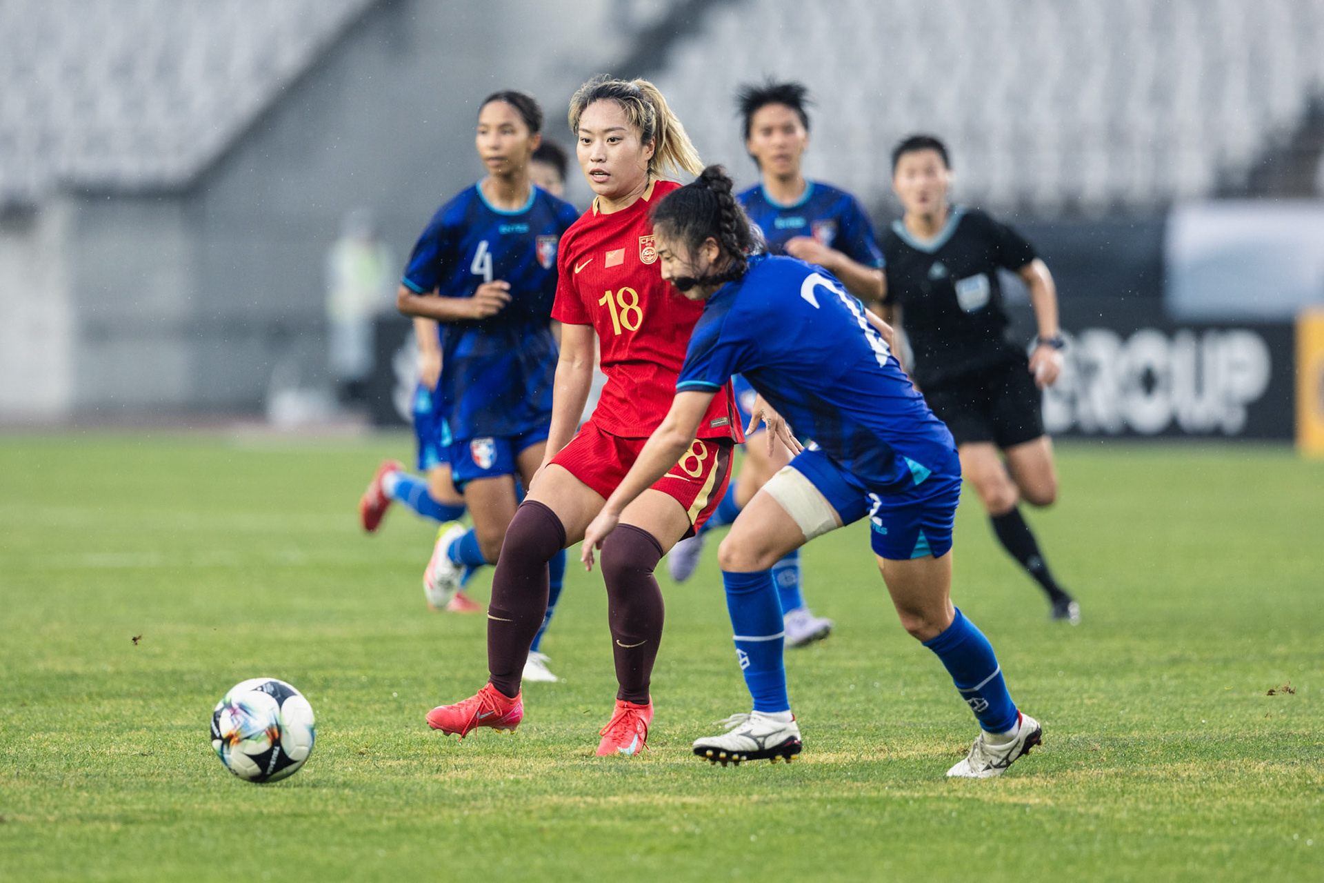 HWASEONG, South Korea - JULY  13:  during EAFF E-1 Football Championship - Chinese Taipei vs China PR at Hwaseong Sports Complex on July 13, 2025 in Hwaseong, South Korea, (Photo by Jack Ng/Pixel Images)