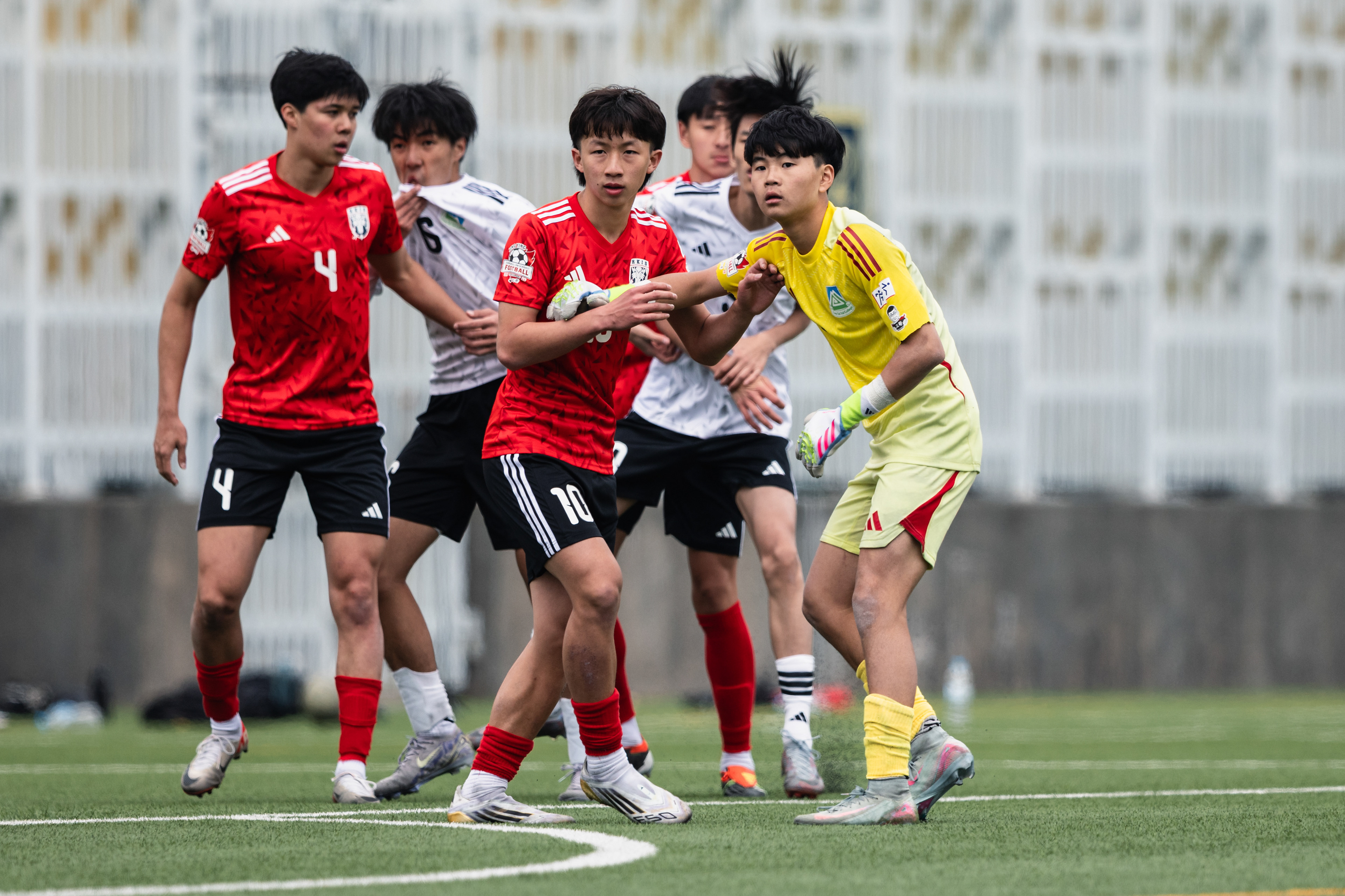 HONG KONG, China - FEBRUARY 09: during SamGor All Hong Kong Schools Jing Ying Football Tournament 2025-26 - Lam Tai Fai College vs Hong Kong International School at Po Kong Village Road Park Artificial Turf Soccer Pitch on February 9, 2026 in Hong Kong, China, (Photo by Jack Ng/)