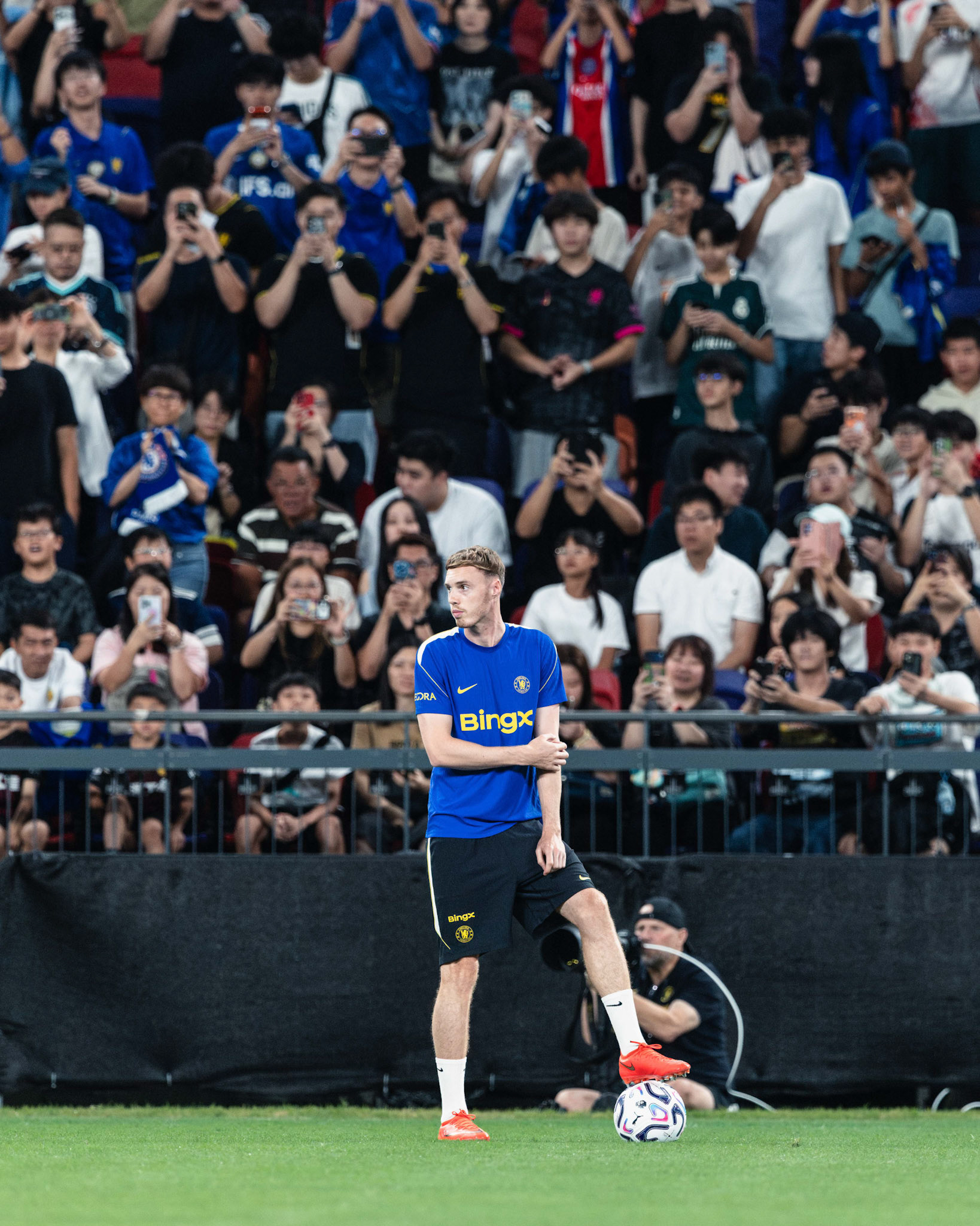 HONG KONG, China - AUGUST  04:  during Hong Kong Football Festival (HKFF) 2026 Pre-match press conference and open training of Chelsea vs Juventus at Kai Tak Stadium on August 4, 2026 in Hong Kong, China, (Photo by Jack Ng/Alamy Live News)
