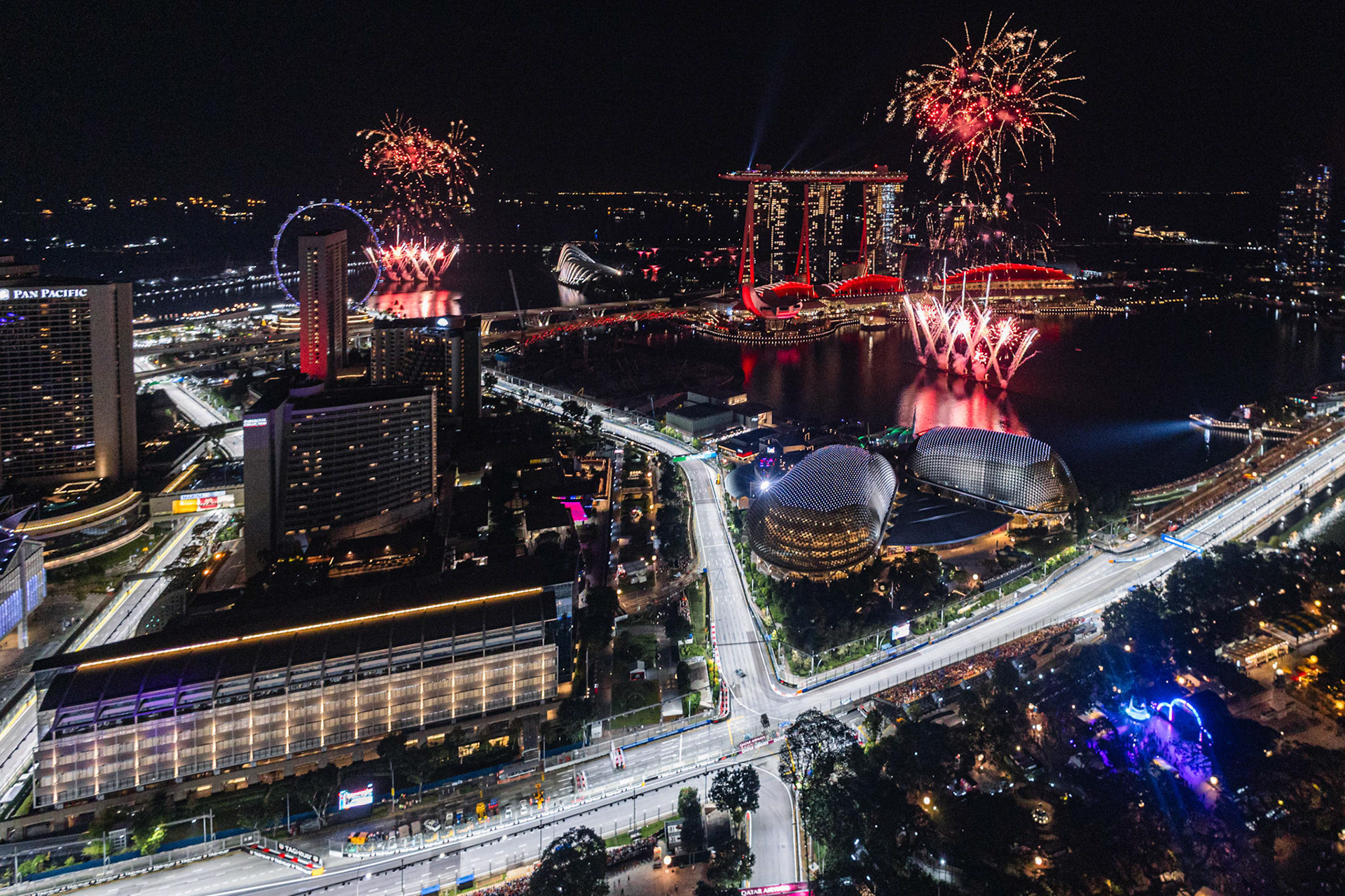 SINGAPORE, Singapore - OCTOBER  05:  during F1 Grand Prix of Singapore at Marina Bay Street Circuit on October 5, 2025 in Singapore, Singapore, (Photo by Jack Ng/Alamy Live News)