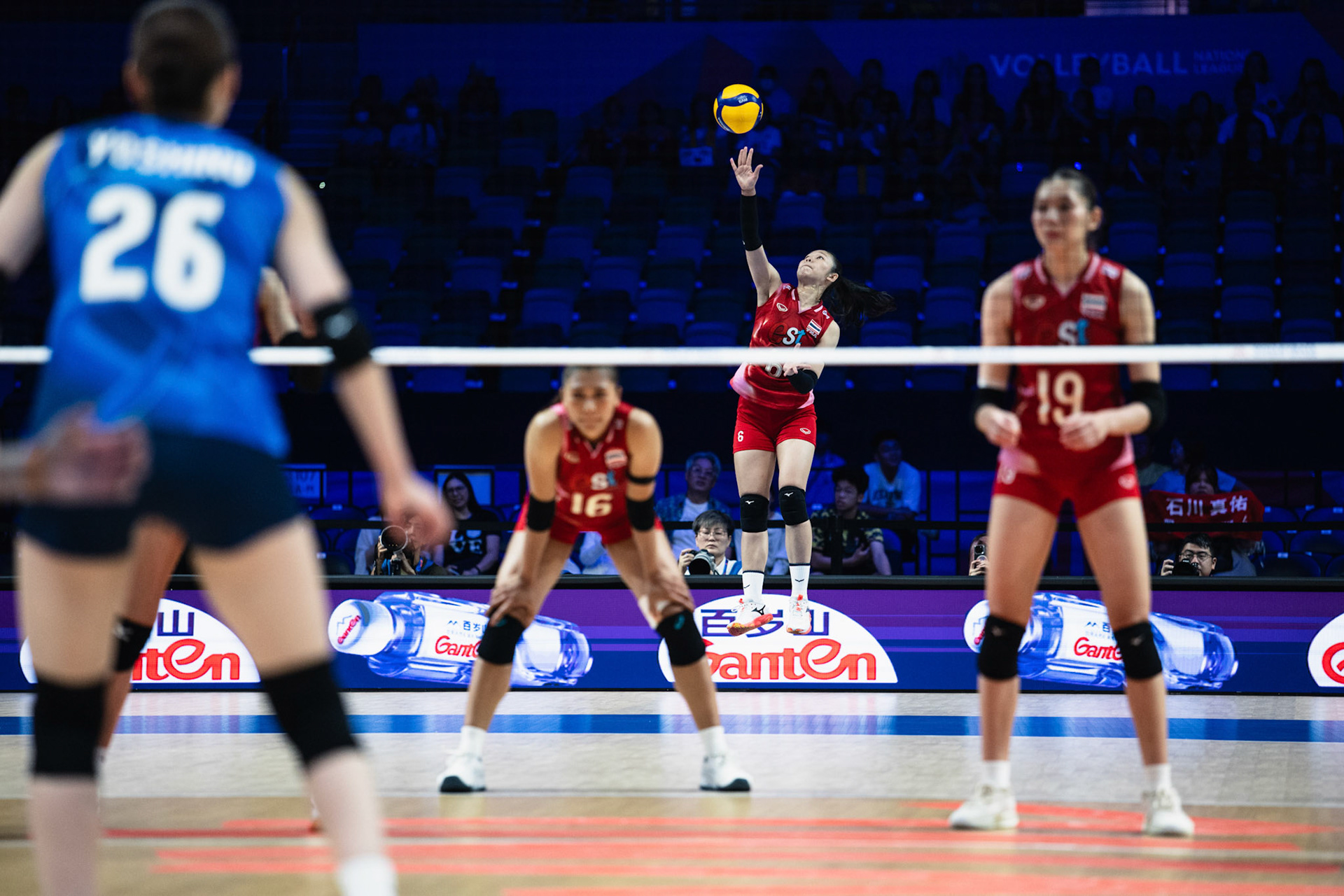 HONG KONG, China - JUNE  18:  during Volleyball Nations League Hong Kong 2025 at Kai Tak Arena on June 18, 2025 in Hong Kong, China, (Photo by Jack Ng/Pixel Images)