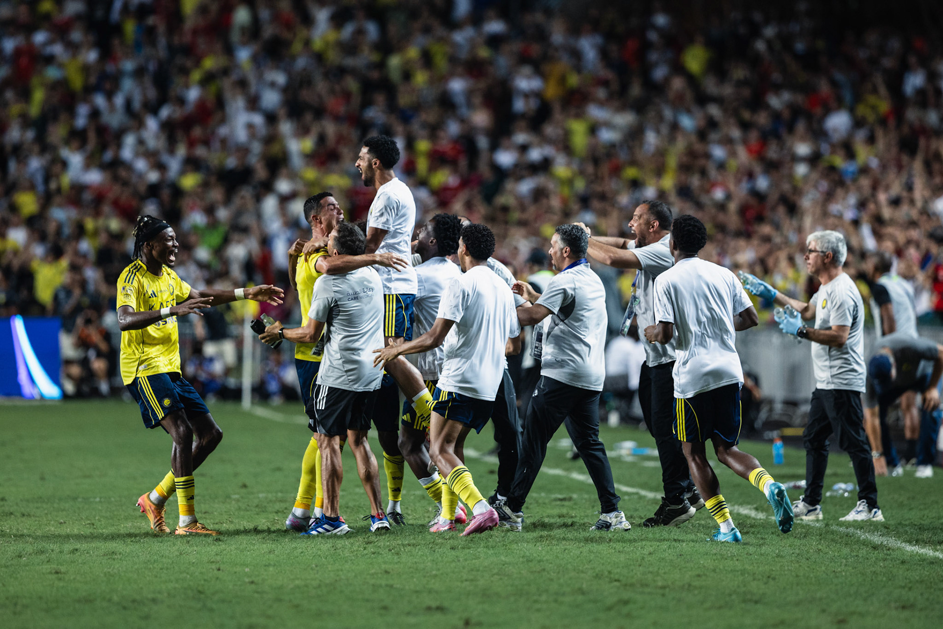 HONG KONG, China - AUGUST  19:  during Saudi Super Cup at Hong Kong Stadium on August 19, 2025 in Hong Kong, China, (Photo by Jack Ng/Jack8th.com)