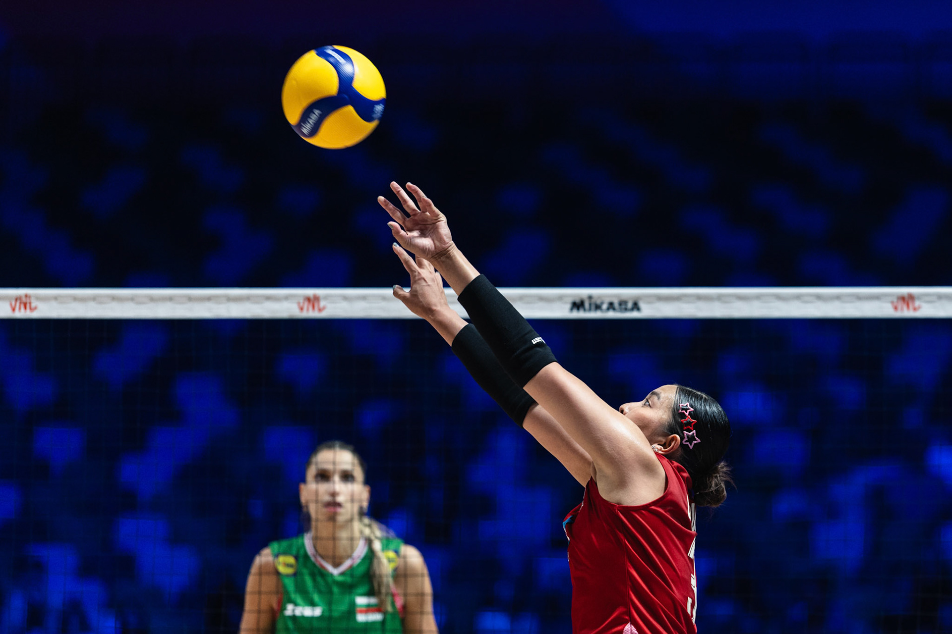 HONG KONG, China - JUNE  22:  during Volleyball Nations League Hong Kong 2025 at Kai Tak Arena on June 22, 2025 in Hong Kong, China, (Photo by Jack Ng/Pixel Images)