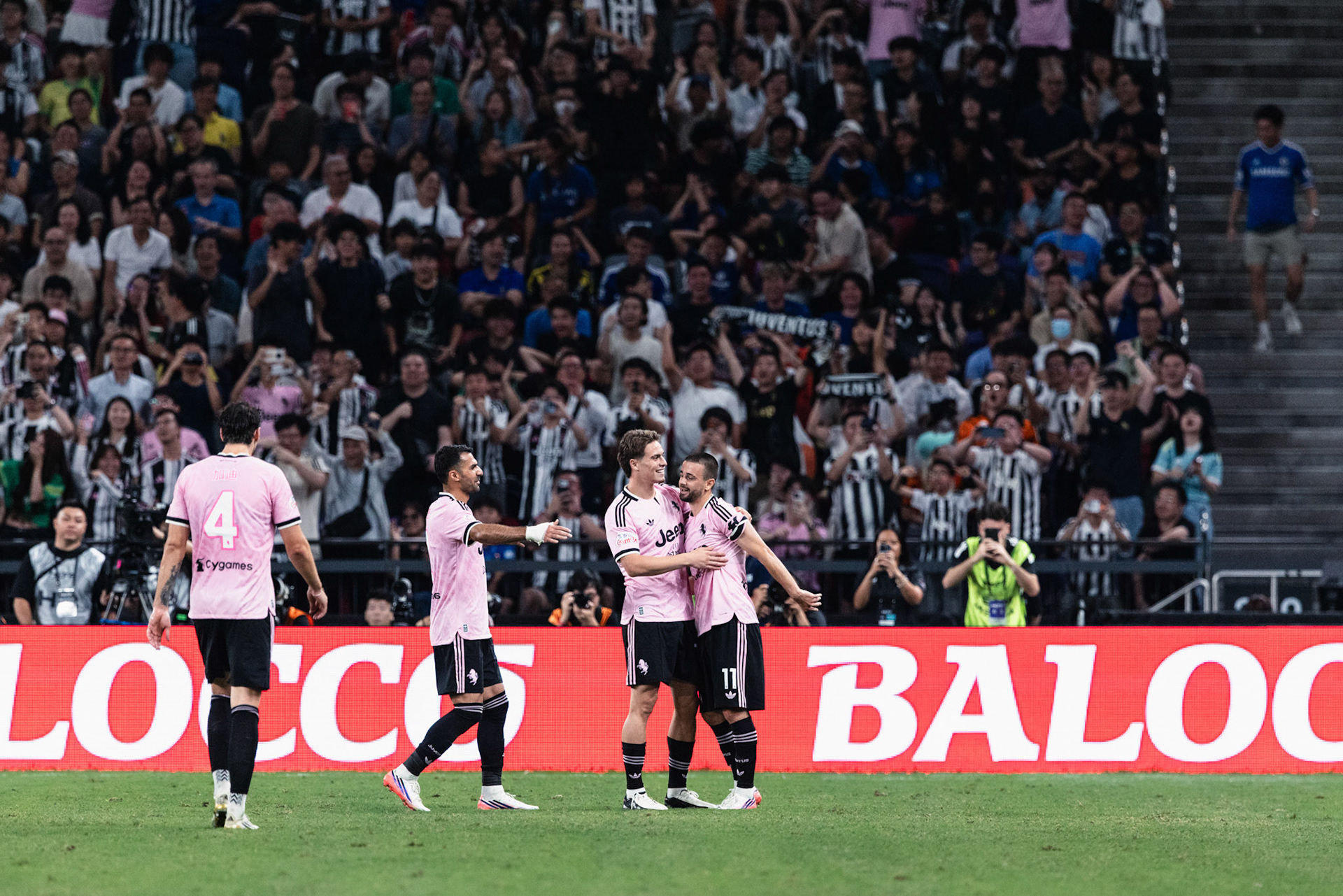 HONG KONG, China - AUGUST  05: Edon Zhegrova (No. 11) of Juventus celebrates scoring a goal during Hong Kong Football Festival (HKFF) 2026 - Chelsea vs Juventus at Kai Tak Stadium on August 5, 2026 in Hong Kong, China, (Photo by Jack Ng/Alamy Live News)