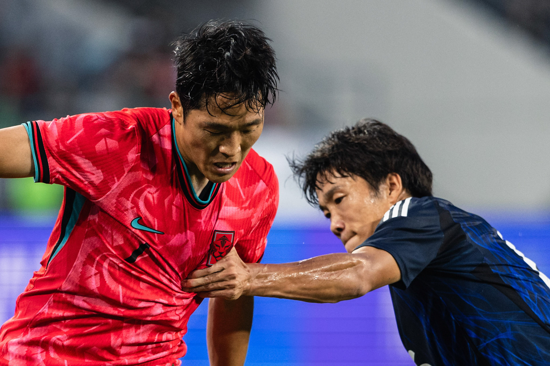 YONGIN, South Korea - JULY  15:  during EAFF E-1 Football Championship - South Korea vs Japan at Yongin Mireu Stadium on July 15, 2025 in Yongin, South Korea, (Photo by Jack Ng/Pixel Images)