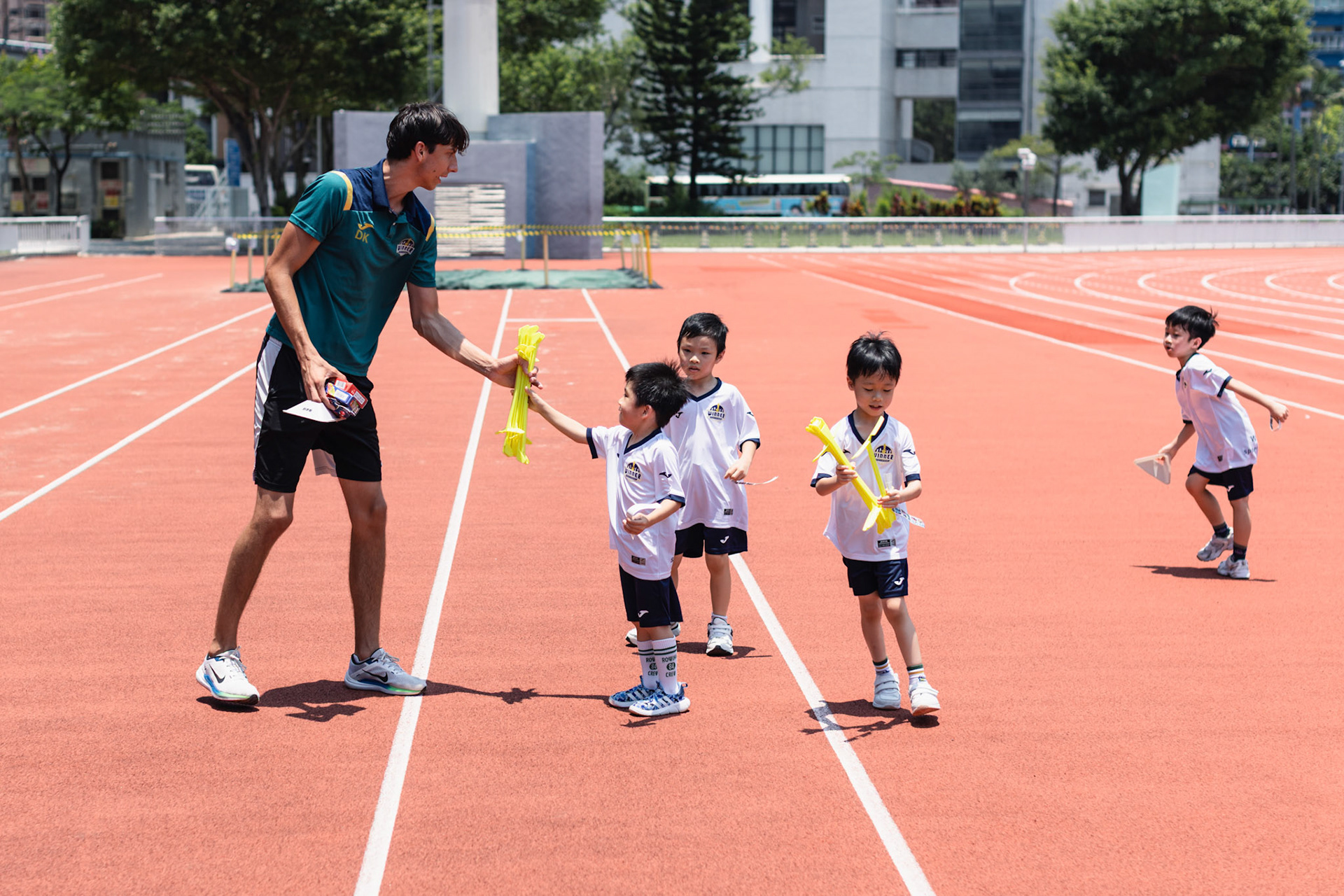 HONG KONG, China - JULY  27:  during Winner Sports Academy Training at Ma On Shan Sports Ground on July 27, 2025 in Hong Kong, China, (Photo by Jack Ng/)