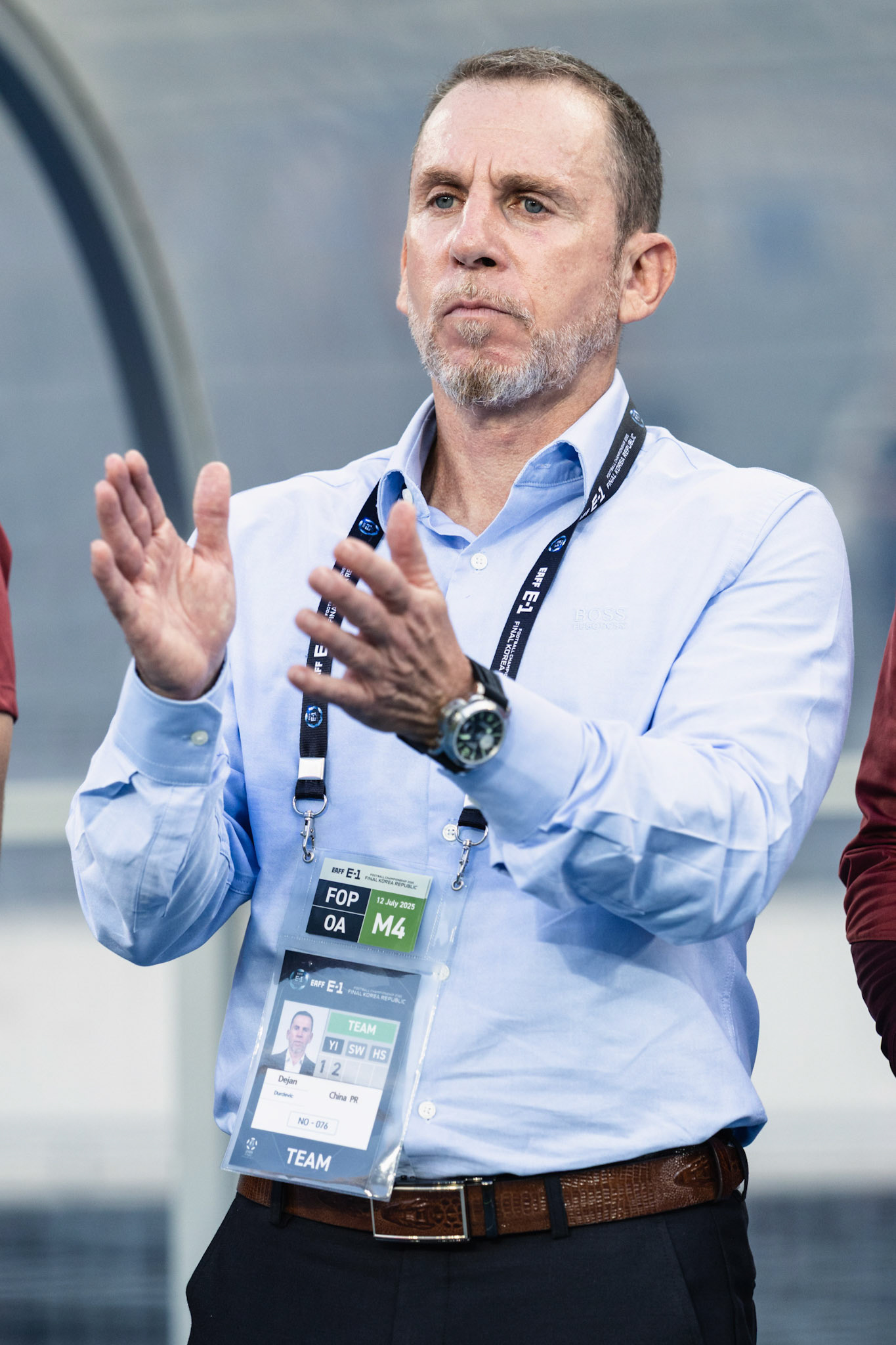 YONGIN, South Korea - JULY  12:  during EAFF E-1 Football Championship - Japan vs China at Yongin Mireu Stadium on July 12, 2025 in Yongin, South Korea, (Photo by Jack Ng/Pixel Images)