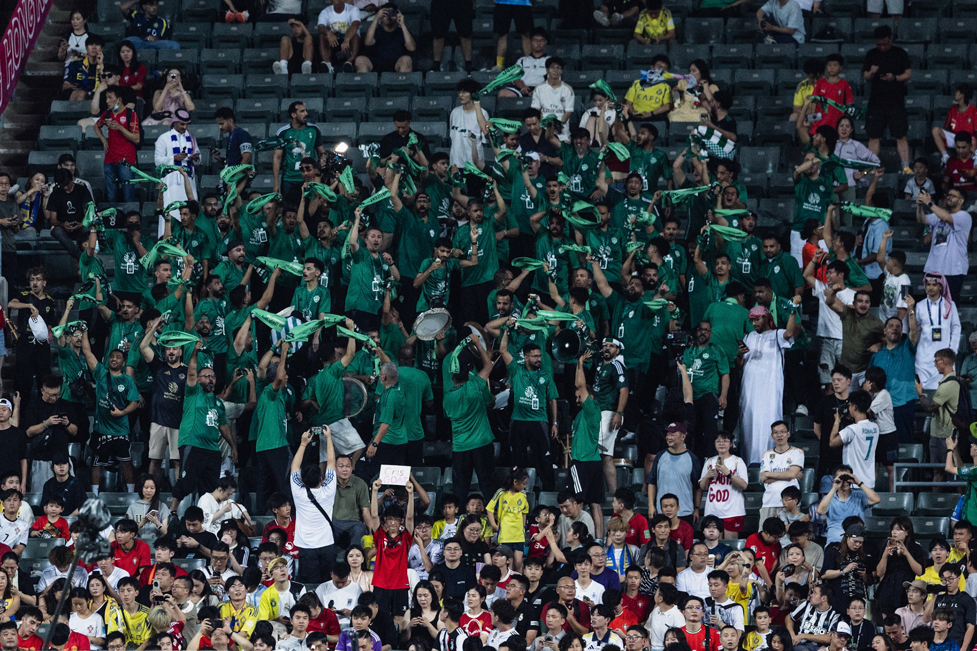 HONG KONG, China - AUGUST  23:  during Saudi Super Cup Final - Al-Nassr vs Al-Ahli at Hong Kong Stadium on August 23, 2025 in Hong Kong, China, (Photo by Jack Ng/Jack8th.com)
