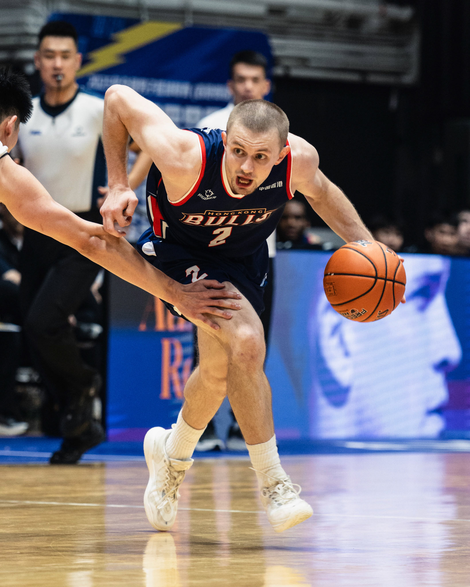 HONG KONG, China - AUGUST  07:  during NBL 2025 Hong Kong Bulls vs Hubei Wenlv at Southorn Stadium on August 7, 2025 in Hong Kong, China, (Photo by Jack Ng/NH_FOTO)