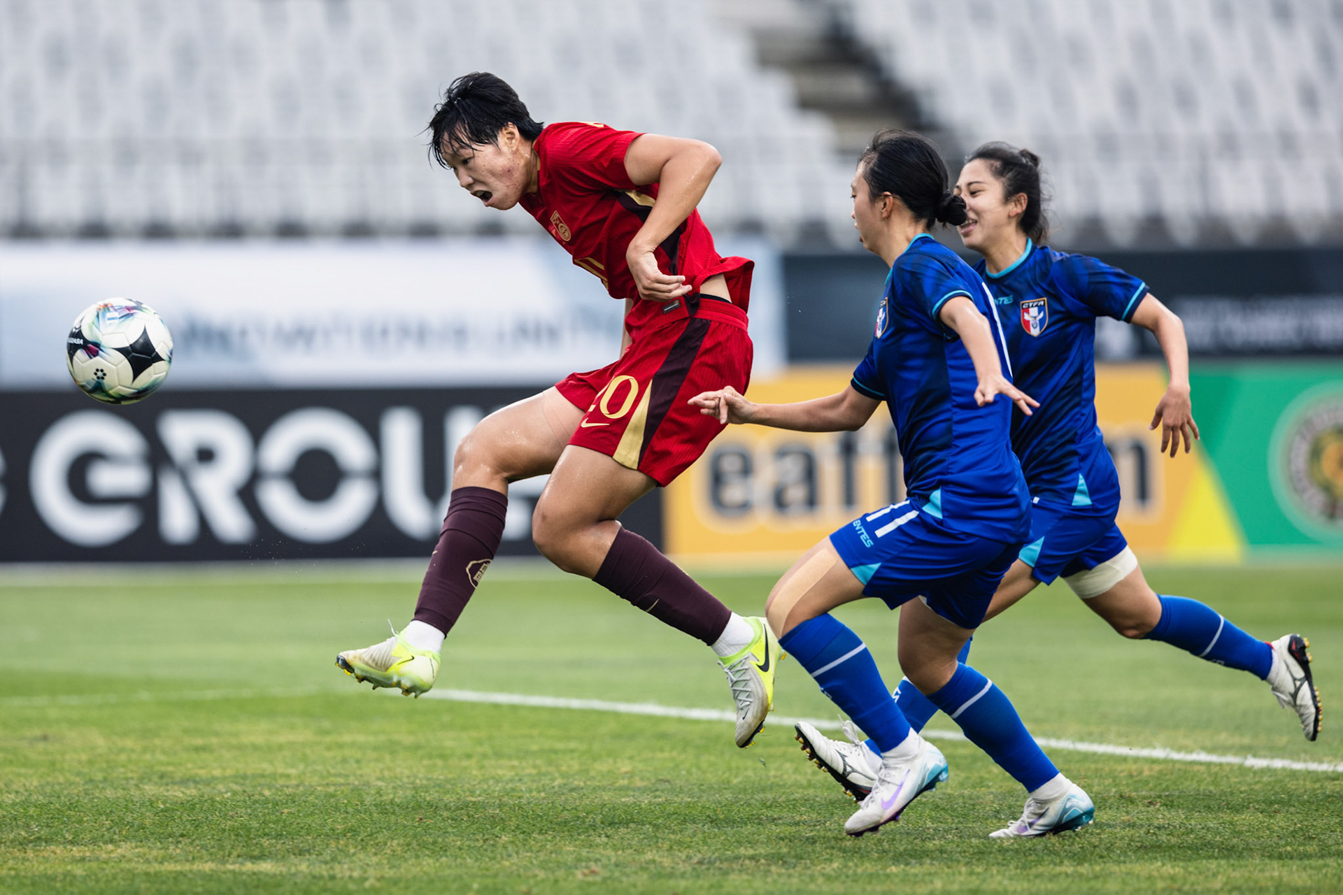 HWASEONG, South Korea - JULY  13:  during EAFF E-1 Football Championship - Chinese Taipei vs China PR at Hwaseong Sports Complex on July 13, 2025 in Hwaseong, South Korea, (Photo by Jack Ng/Pixel Images)