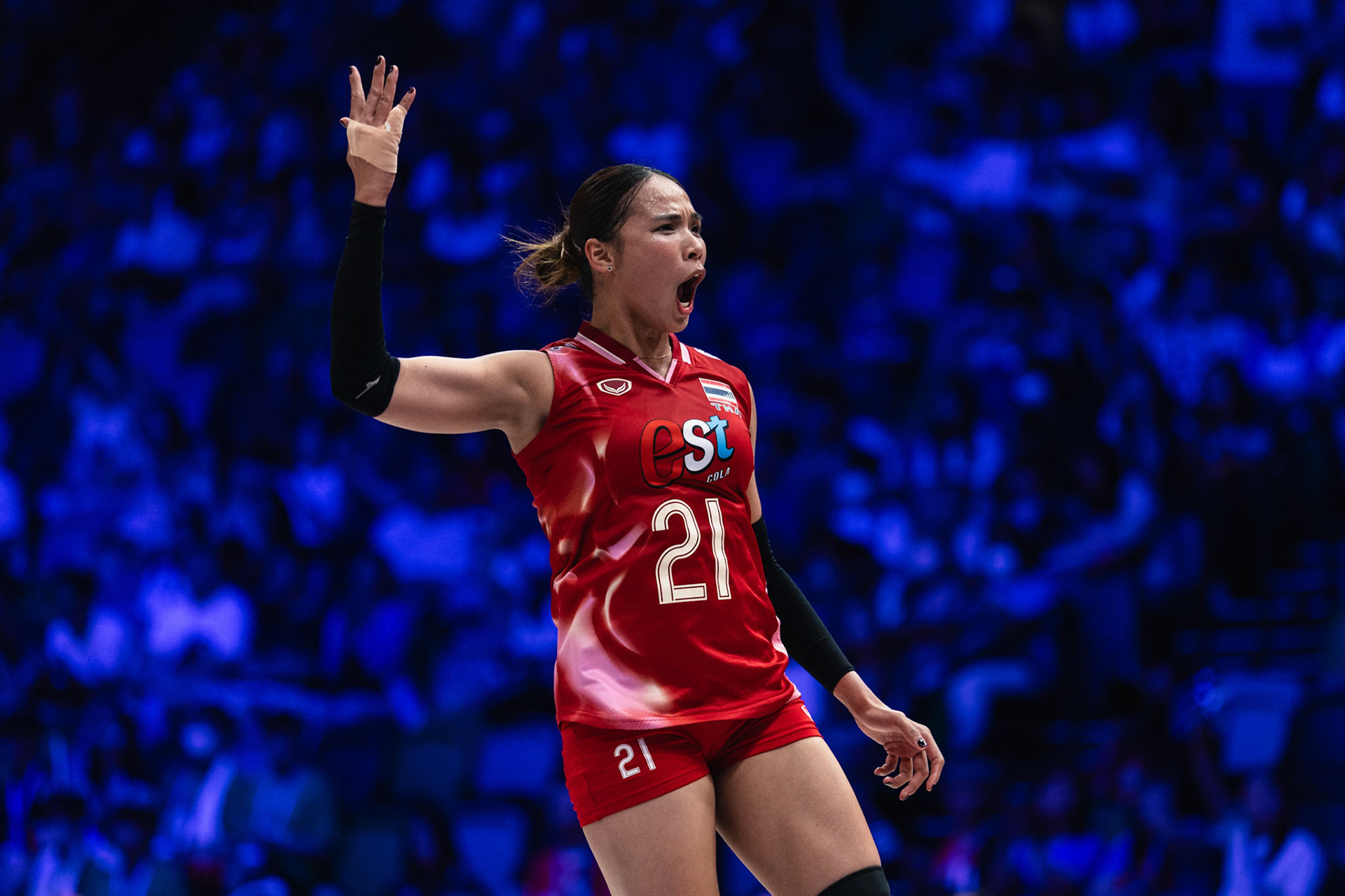 HONG KONG, China - JUNE  22:  during Volleyball Nations League Hong Kong 2025 at Kai Tak Arena on June 22, 2025 in Hong Kong, China, (Photo by Jack Ng/Pixel Images)