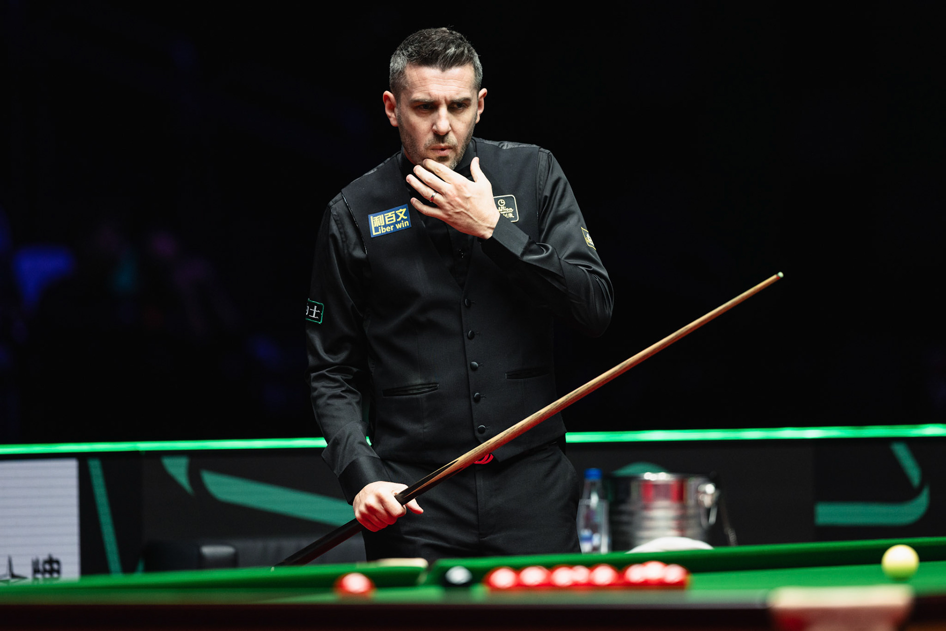 HONG KONG, China - FEBRUARY 05: Mark Selby of England reacts during WST World Grand Prix 2026 against Zhao Xintong of China at Kai Tak Arena on February 5, 2026 in Hong Kong, China, (Photo by Jack Ng/Alamy Live News)