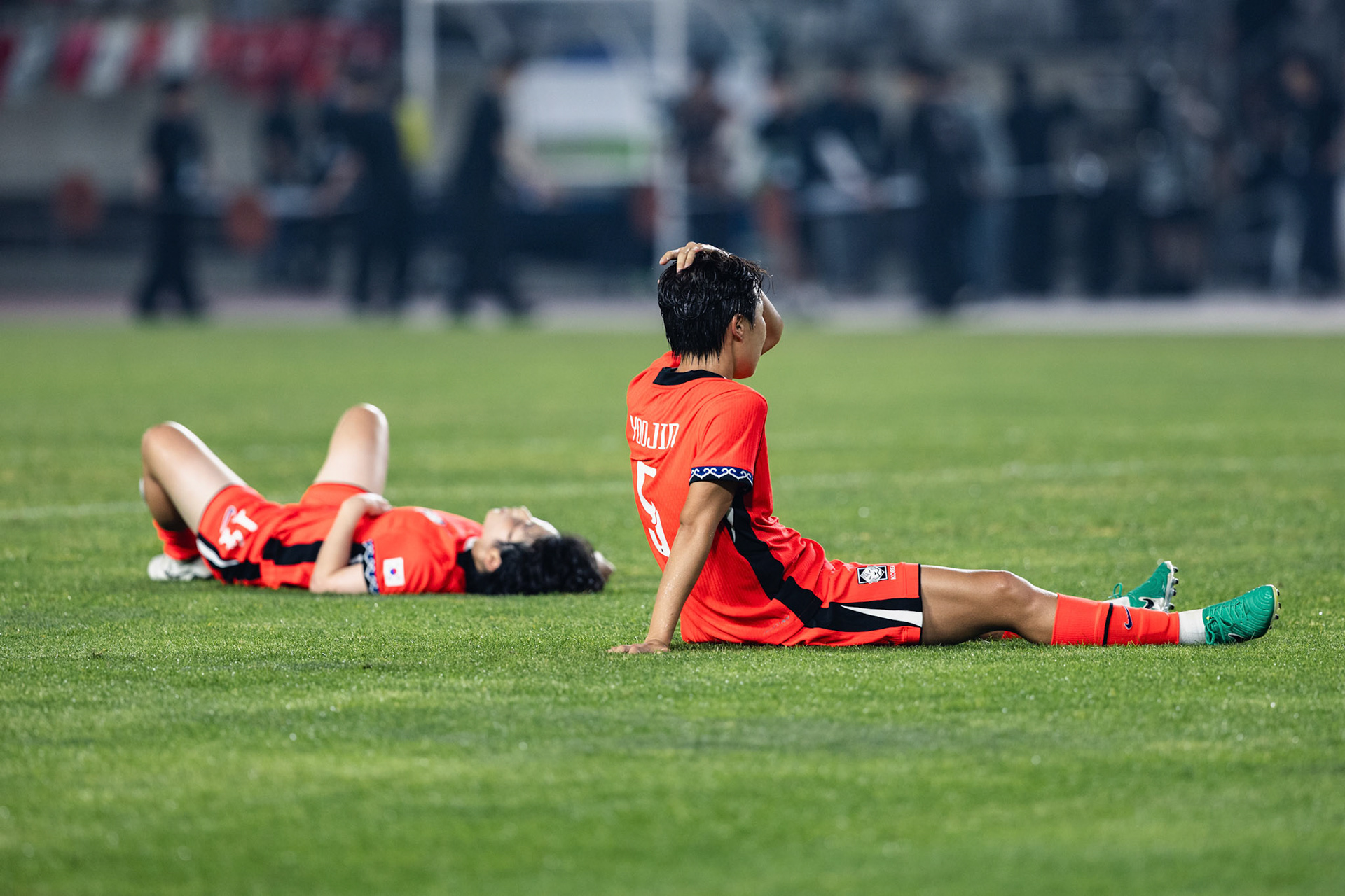 HWASEONG, South Korea - JULY  13:  during EAFF E-1 Football Championship - South Korea vs Japan at Hwaseong Sports Complex on July 13, 2025 in Hwaseong, South Korea, (Photo by Jack Ng/Pixel Images)