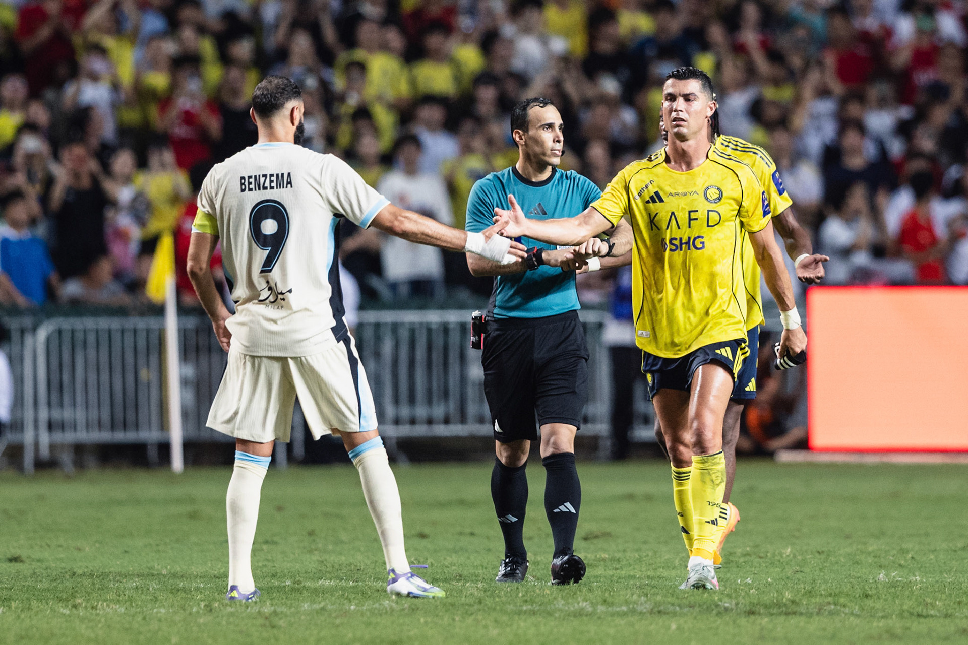 HONG KONG, China - AUGUST  19:  during Saudi Super Cup at Hong Kong Stadium on August 19, 2025 in Hong Kong, China, (Photo by Jack Ng/Jack8th.com)