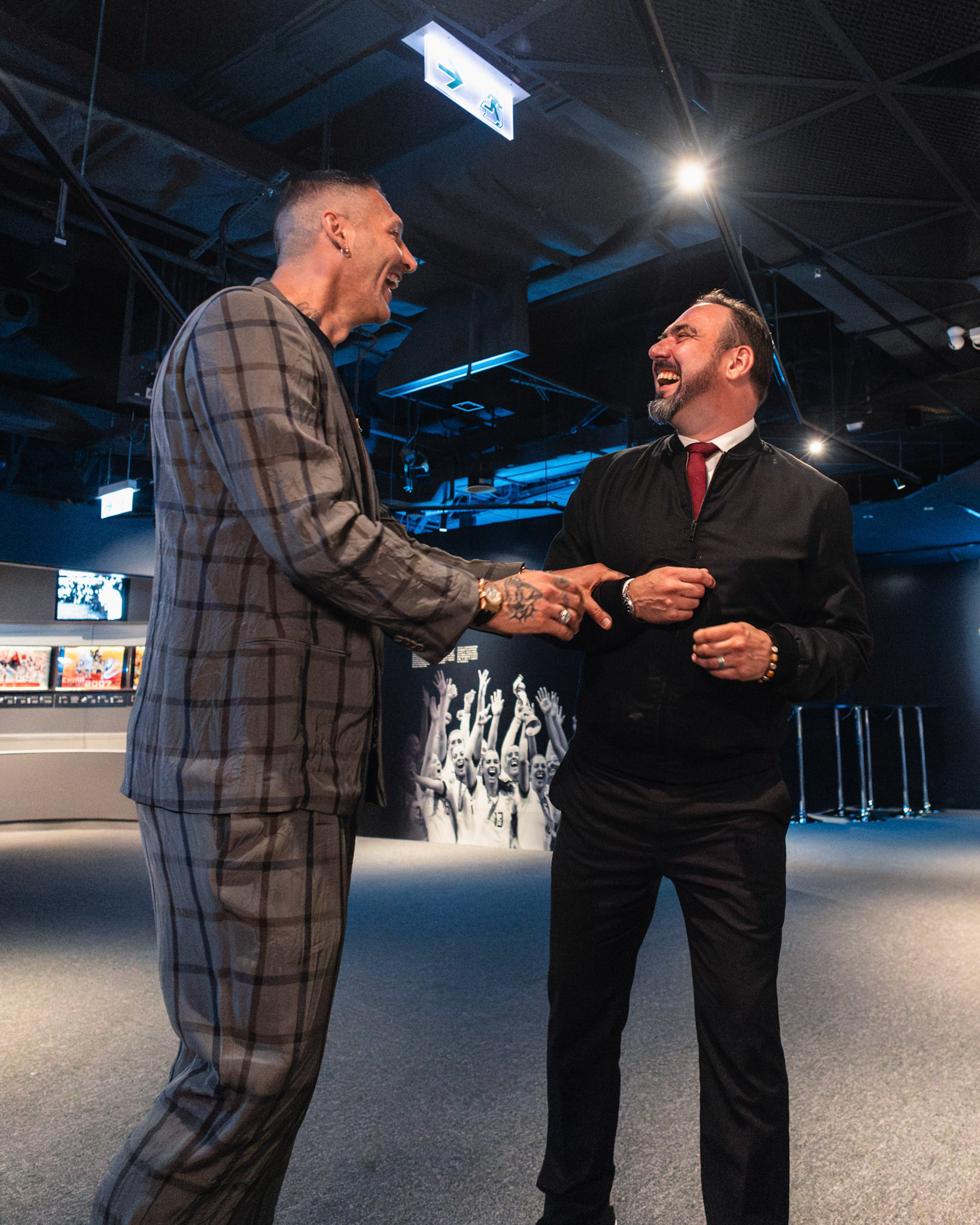 HONG KONG, China - MAY 28: 2006 FIFA World Cup winner Marco Materazzi and Marco Fazzone, Managing Director of the FIFA Museum joins the Grand Opening of FIFA Museum in Hong Kong at FIFA Museum Hong Kong, Causeway Bay on May 28, 2026 in Hong Kong, China, (Photo by Jack Ng/Alamy Live News)