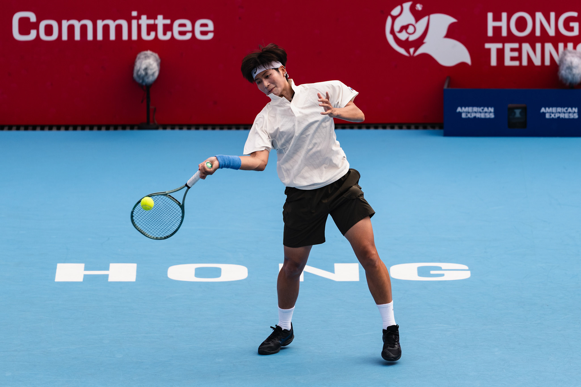 HONG KONG, China - Kamilla RAKHIMOVA and Aliaksandra SASNOVICH of Russia play against Momoko KOBORI of Japan and Peangtarn PLIPUECH of Thailand during WTA 250 - Prudential Hong Kong Tennis Open at Victoria Park Tennis Court on October 31, 2025 in Hong Kong, China, (Photo by Jack Ng/Alamy Live News)