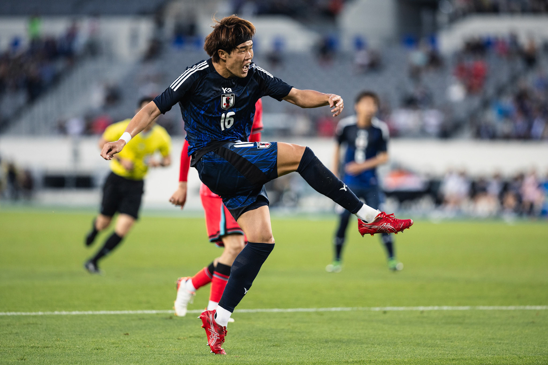 YONGIN, South Korea - JULY  15:  during EAFF E-1 Football Championship - South Korea vs Japan at Yongin Mireu Stadium on July 15, 2025 in Yongin, South Korea, (Photo by Jack Ng/Pixel Images)