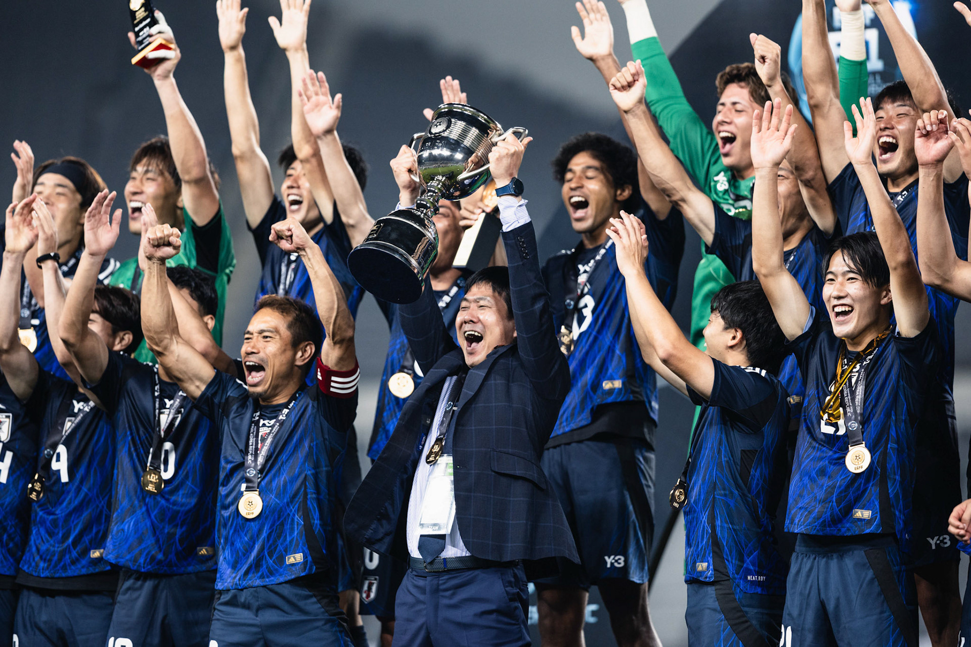 YONGIN, South Korea - JULY  15:  during EAFF E-1 Football Championship - South Korea vs Japan at Yongin Mireu Stadium on July 15, 2025 in Yongin, South Korea, (Photo by Jack Ng/Pixel Images)